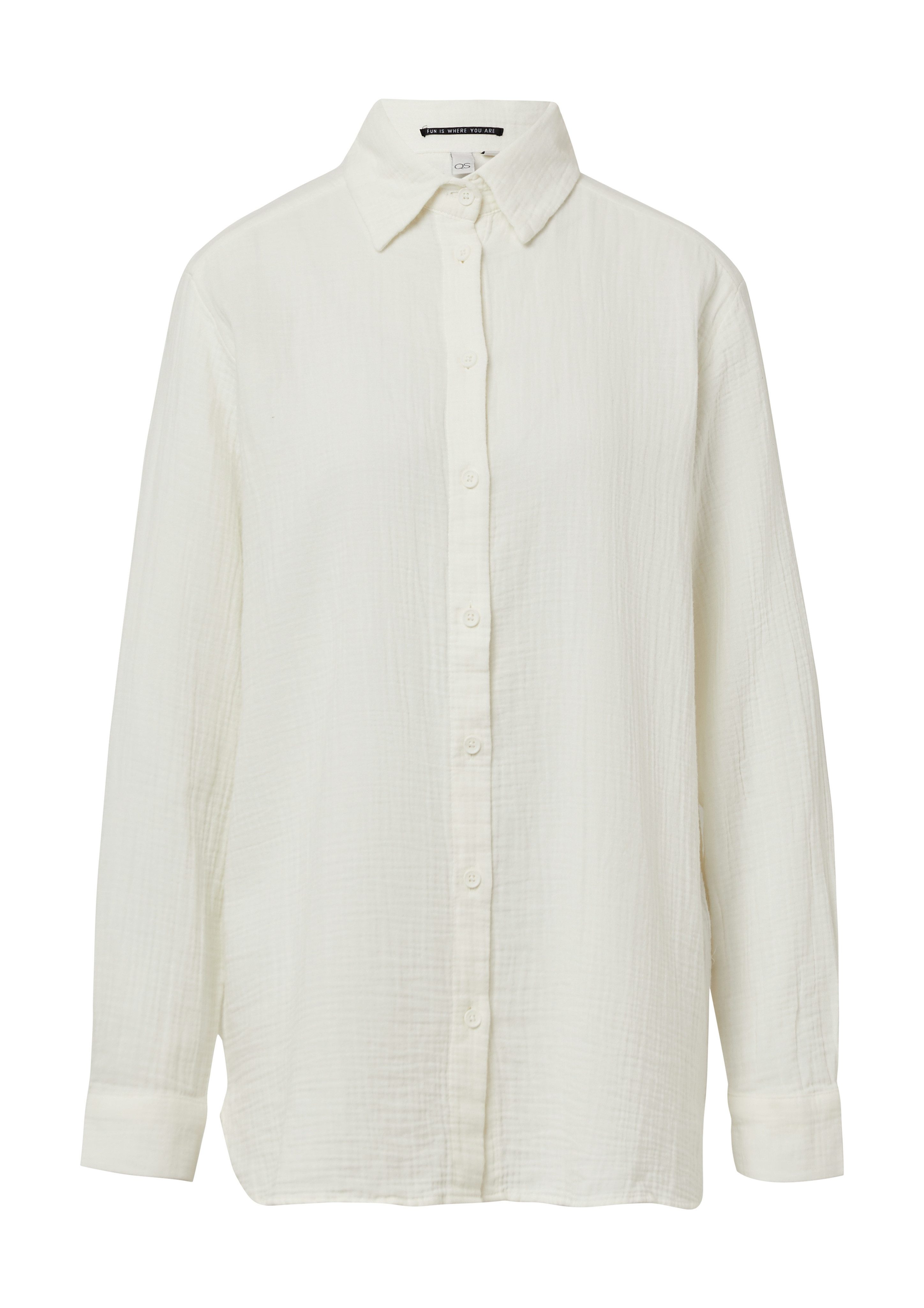 Q/S designed by Overhemdblouse van luchtige mousseline kwaliteit