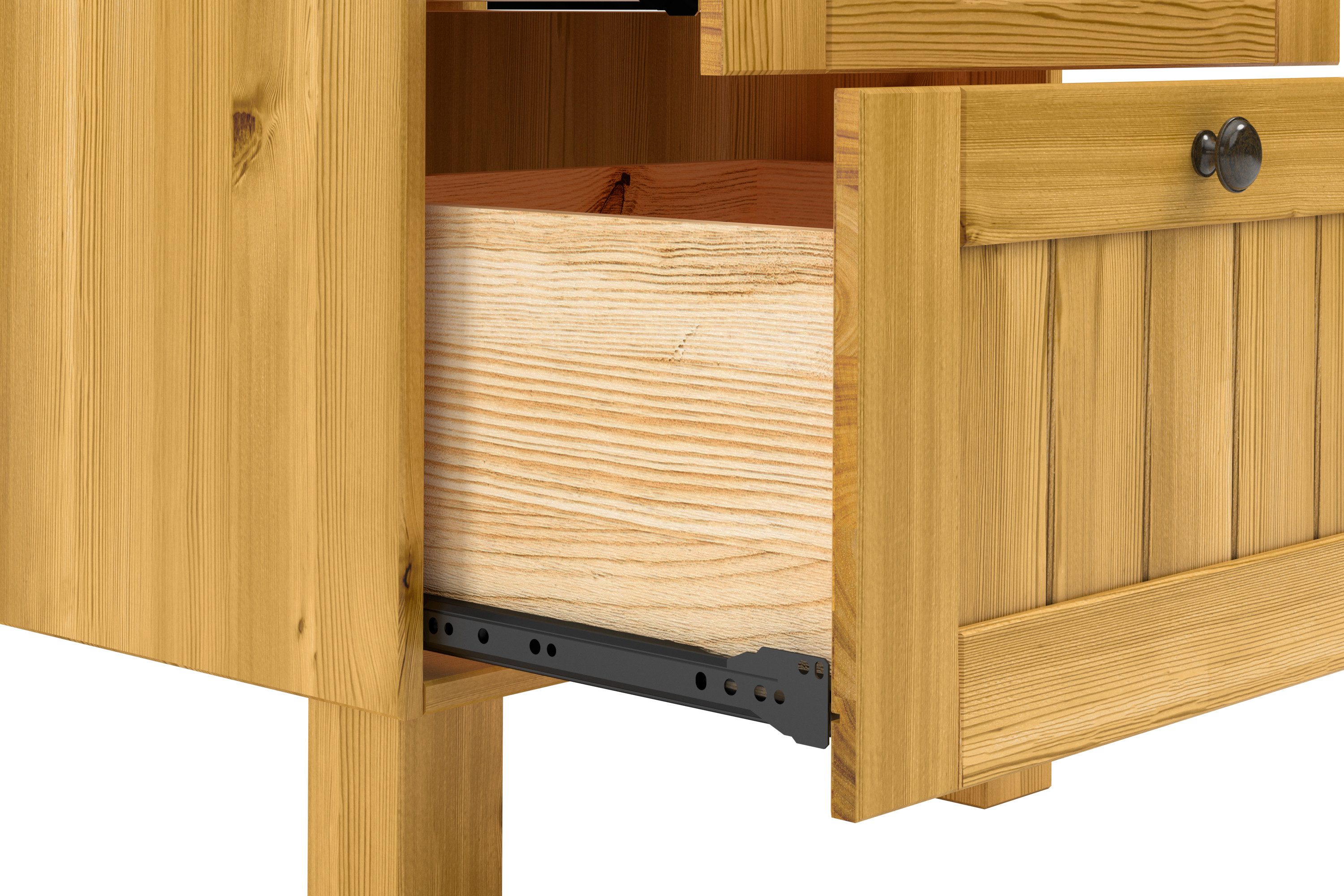 Home affaire Onderkast Alby2 , met metalen handgrepen, breedte 50 cm