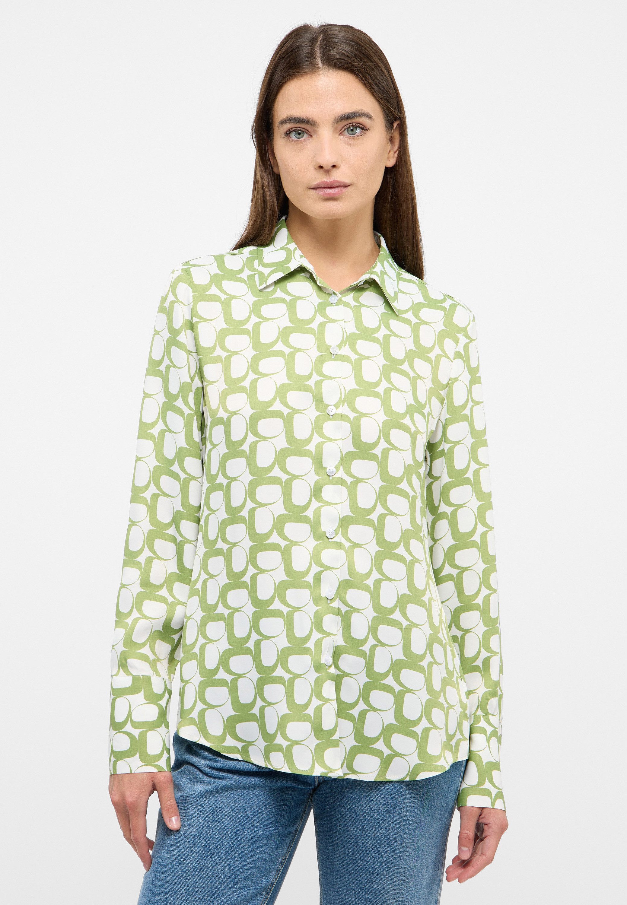 Eterna Overhemdblouse Regular fit