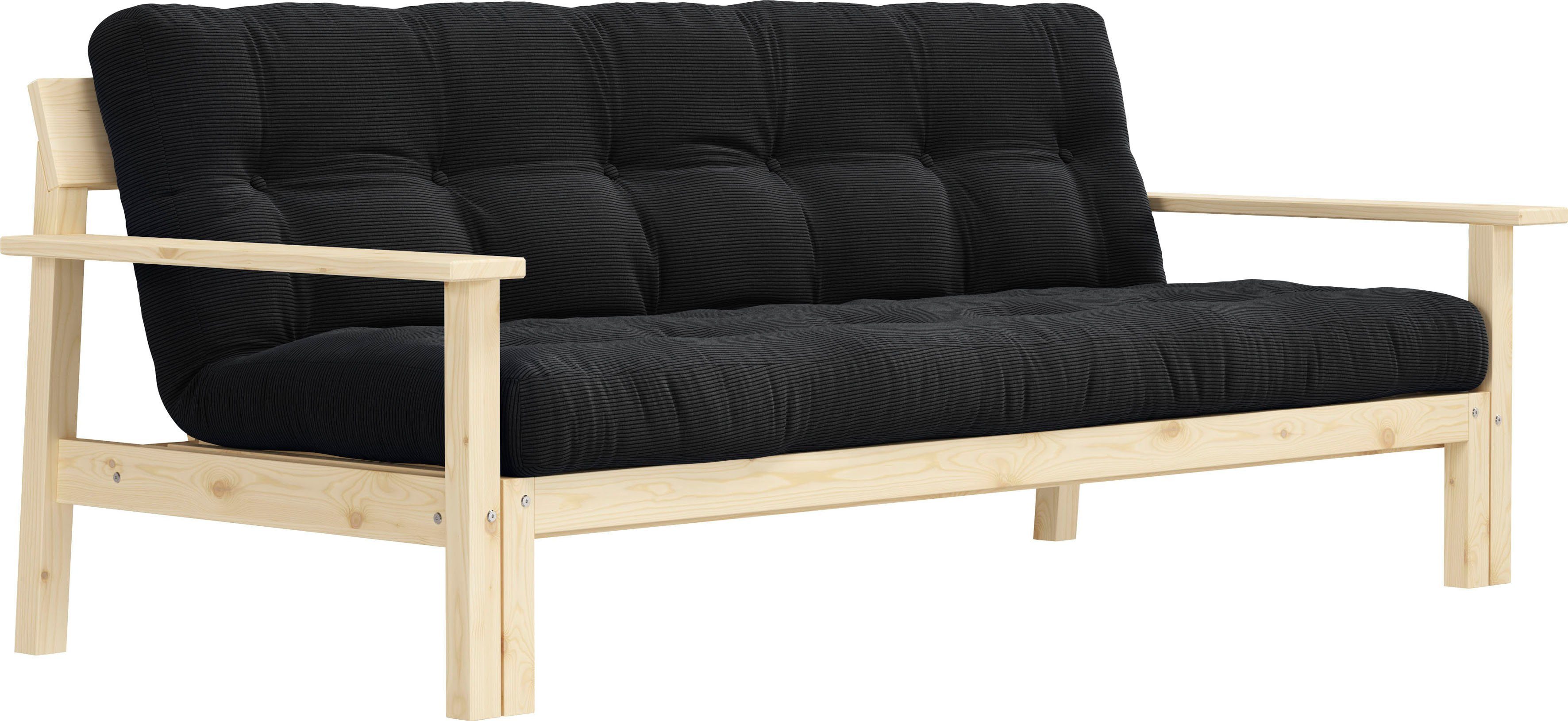 Karup Slaapbank Unwind Met houtstructuur, incl. futonmatras, ligoppervlak 130x190 cm
