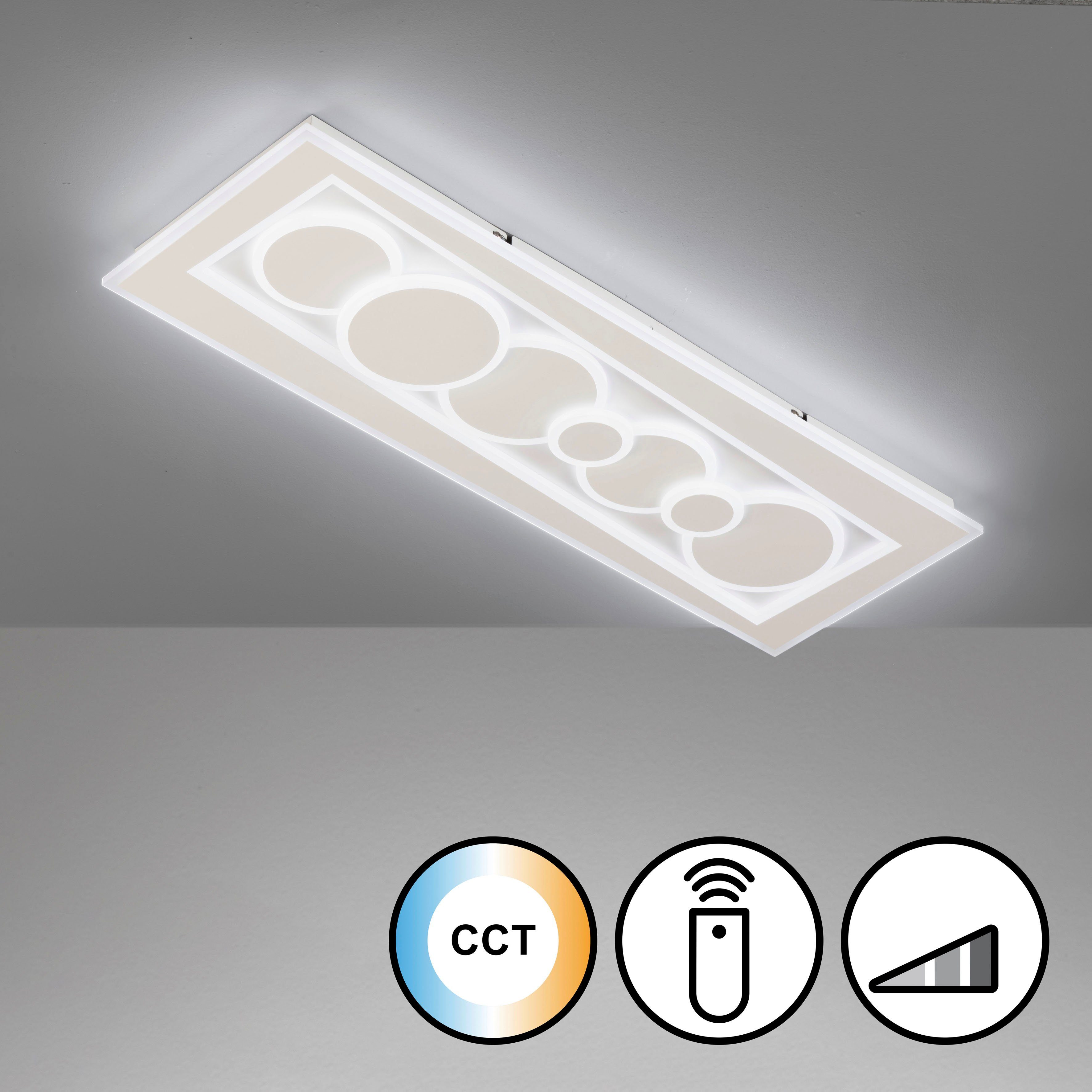 Honsel Leuchten Plafondlamp Ratio duurzame led, dimbaar (1 stuk)