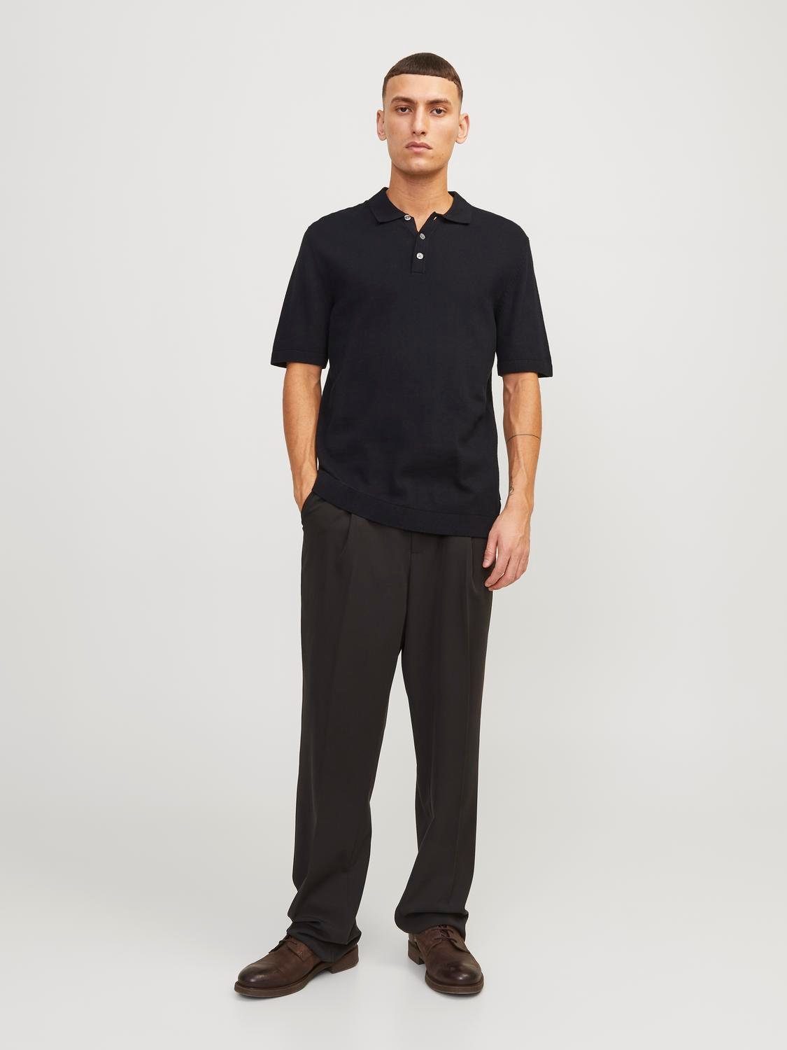 Jack & Jones Poloshirt JJEEMIL KNIT POLO S/S SN