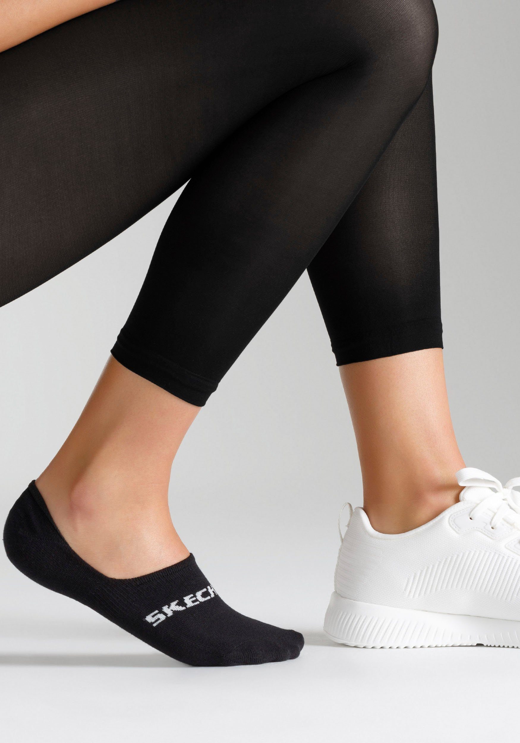 Skechers Enkelsokken Invisiable mesh ventilatie (set, 6 paar)