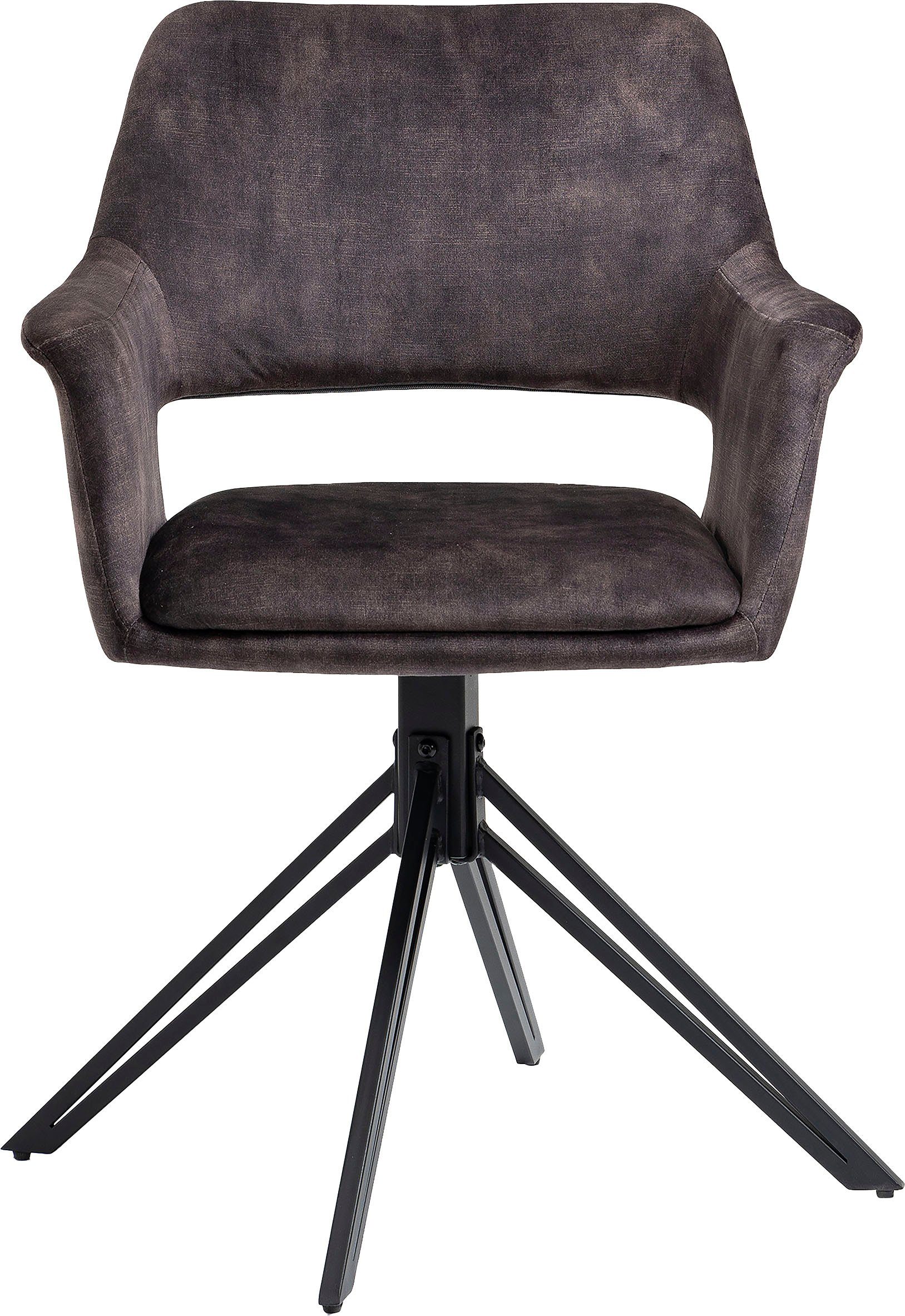 byLIVING Eetkamerstoel Estelle 360° draaibaar (set, 2 stuks)