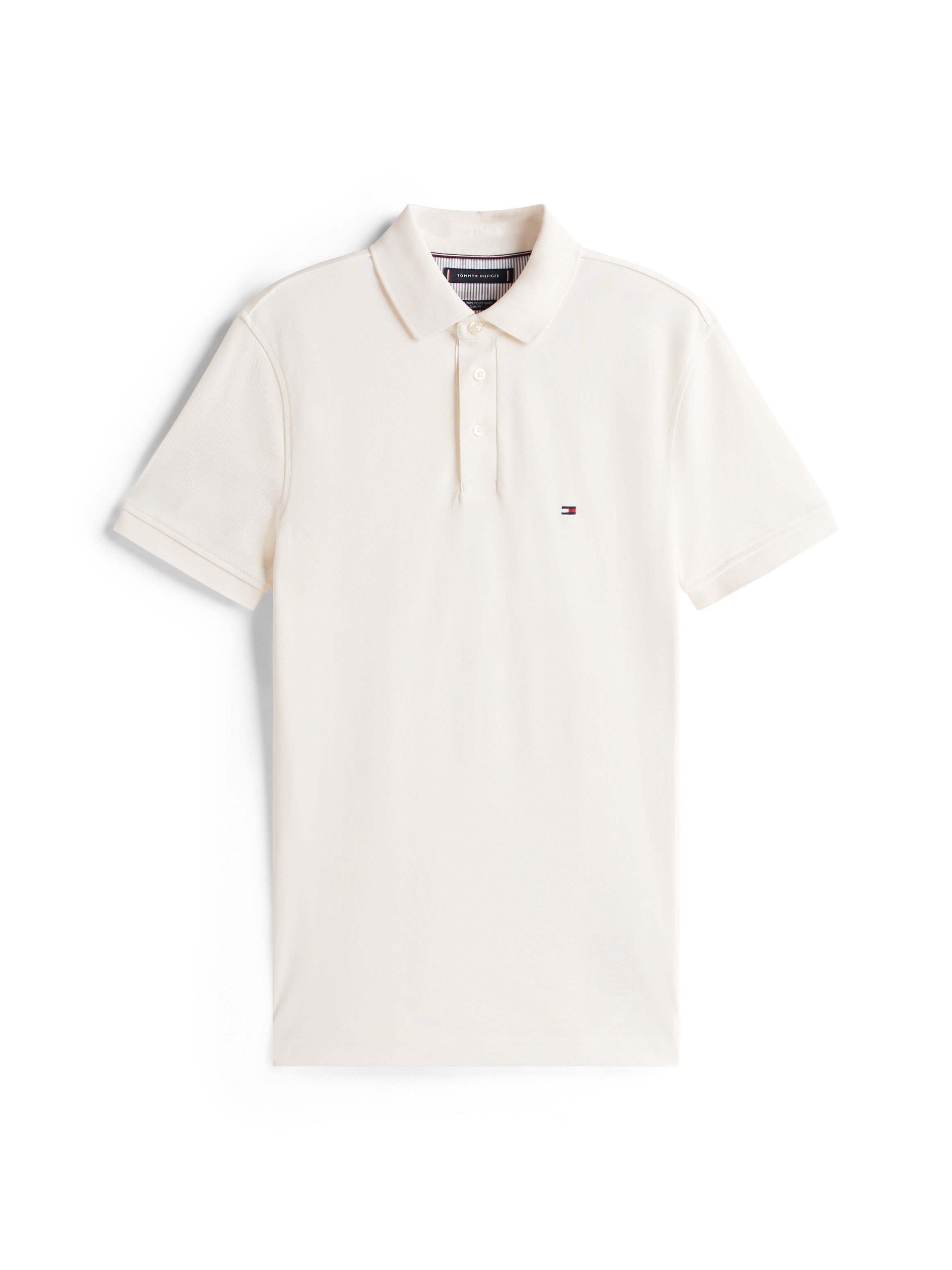Tommy Hilfiger Poloshirt 1985 SLIM POLO met piquéstructuur en borduursel