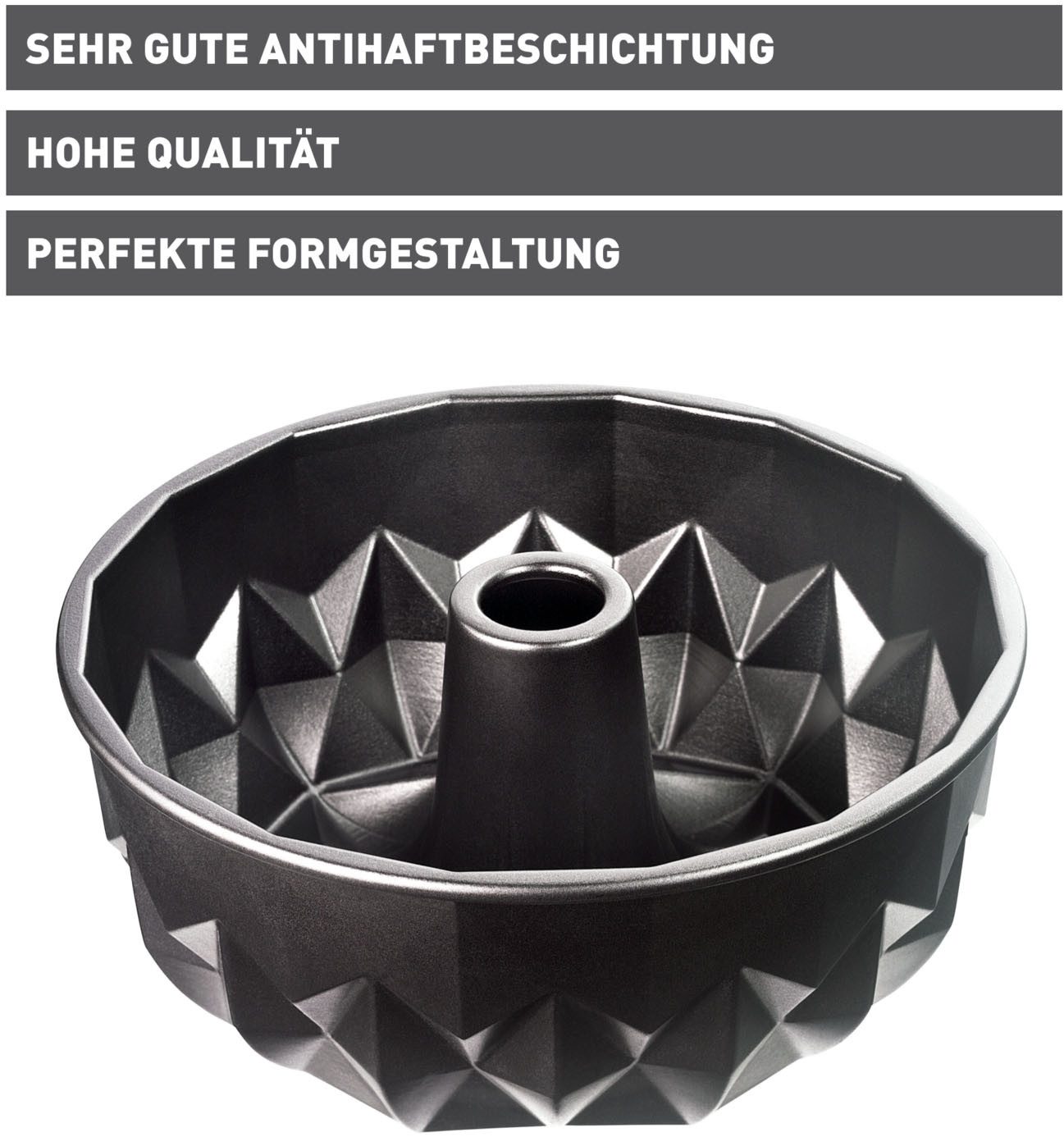 Kaiser Backformen Bakvorm Inspiration Met geometrische oppervlakstructuur
