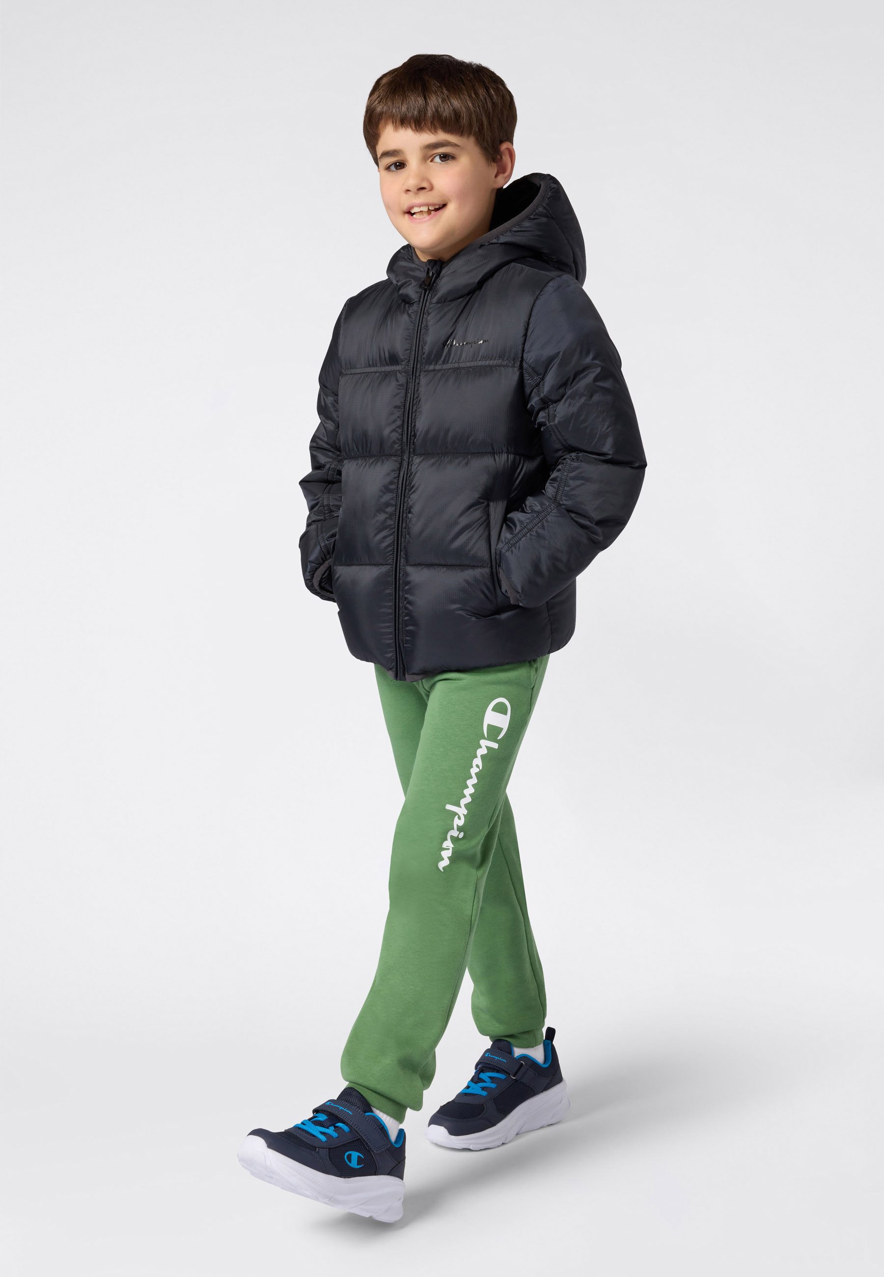 Champion Gewatteerde jas Colorblock Outdoor Hooded Jacket (1 stuk)