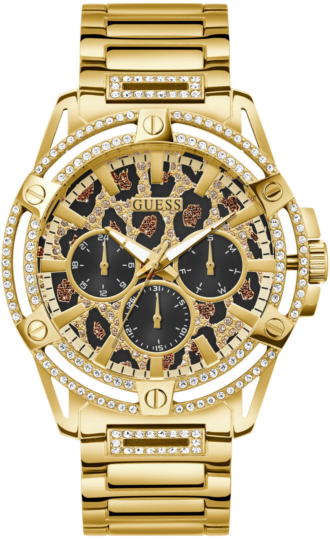 Guess Multifunctioneel horloge King Polshorloge, quartz horloge, herenhorloge