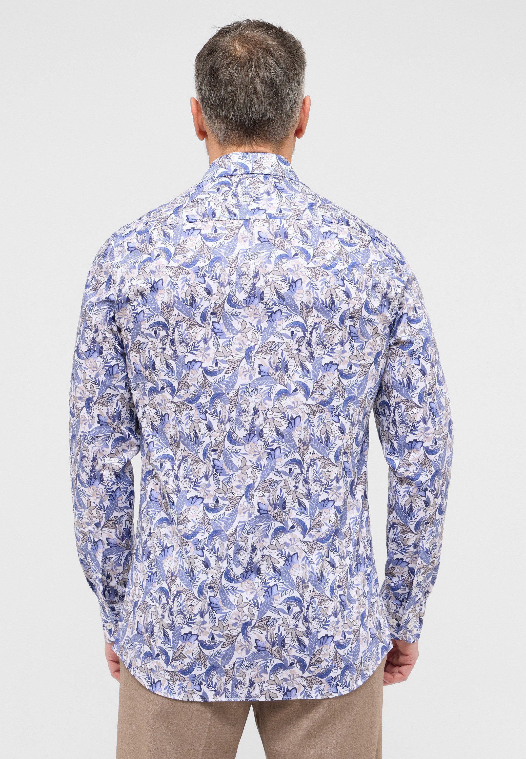 Eterna Overhemd met lange mouwen Slim fit NON IRON (strijkvrij)
