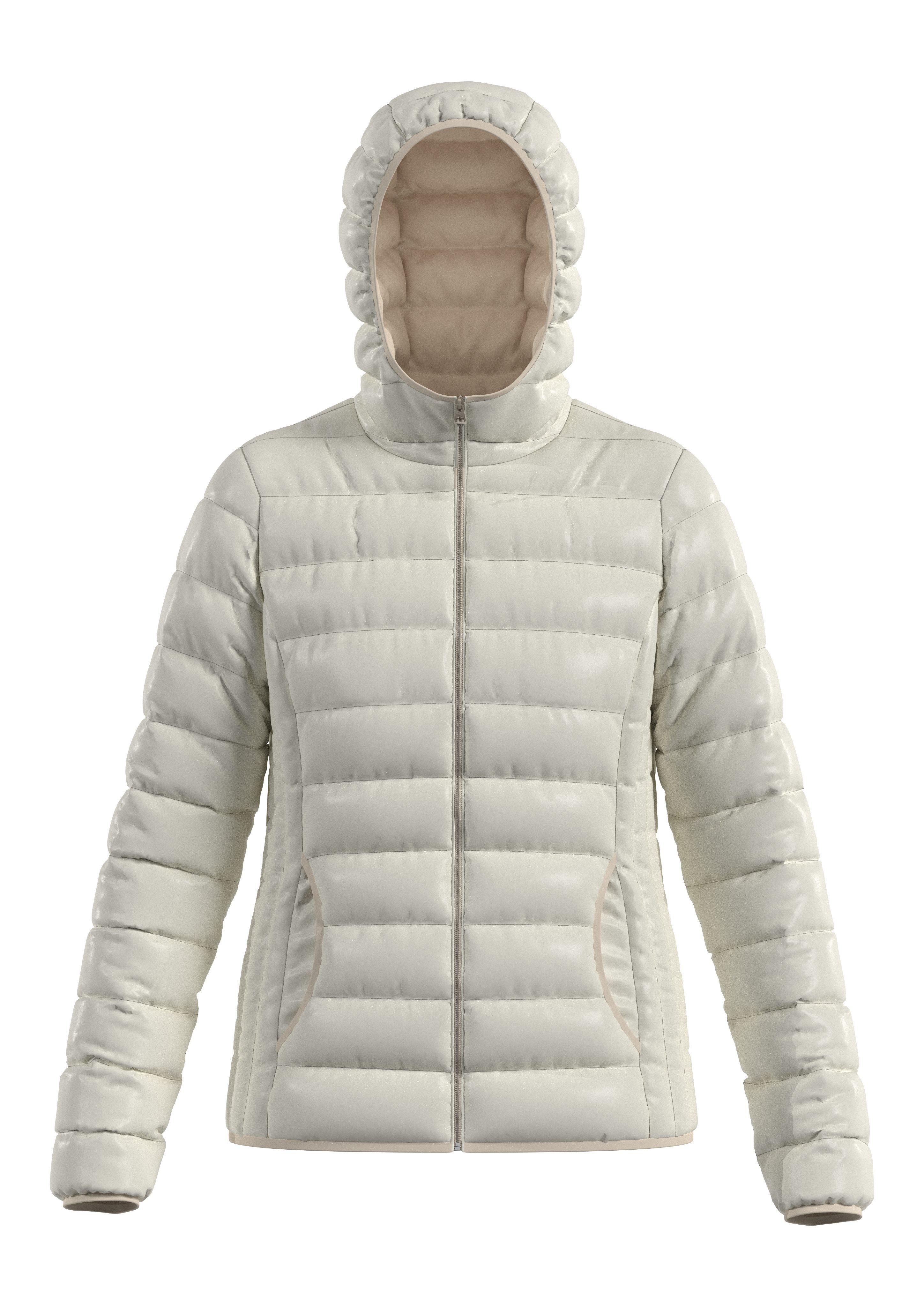 Q/S designed by Gewatteerde jas met een capuchon