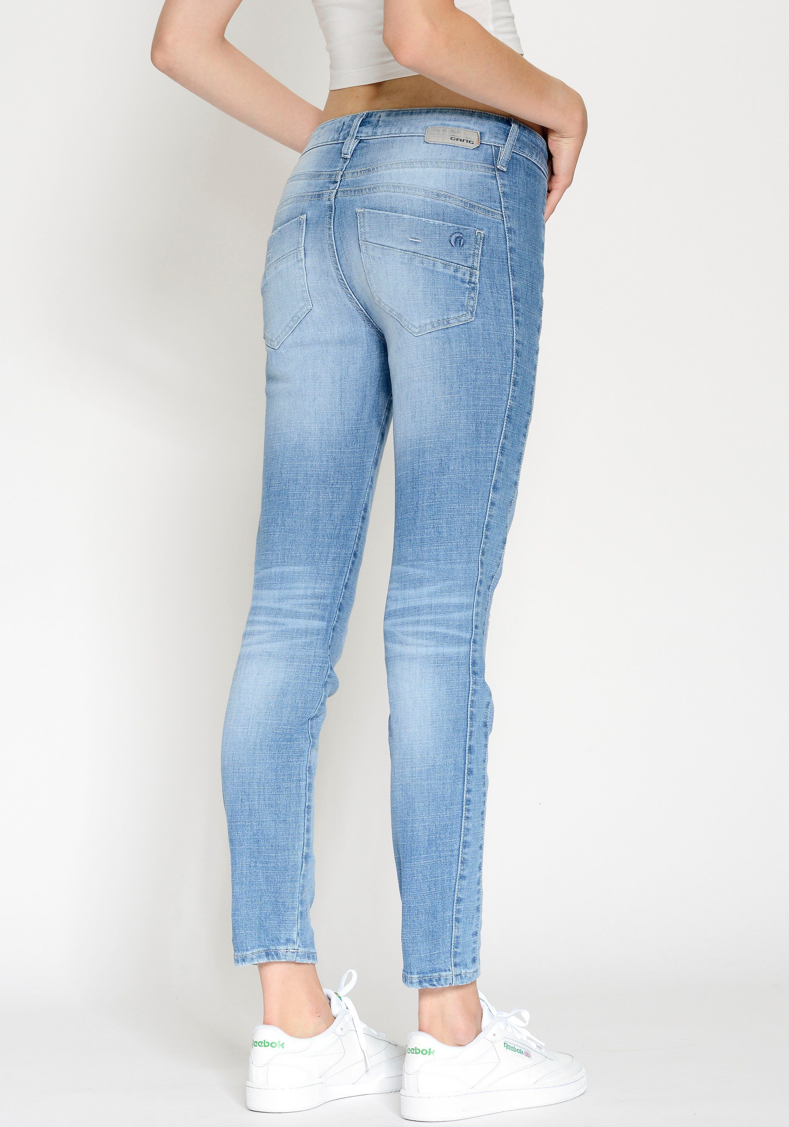 GANG Slim fit jeans 94SANA met galons