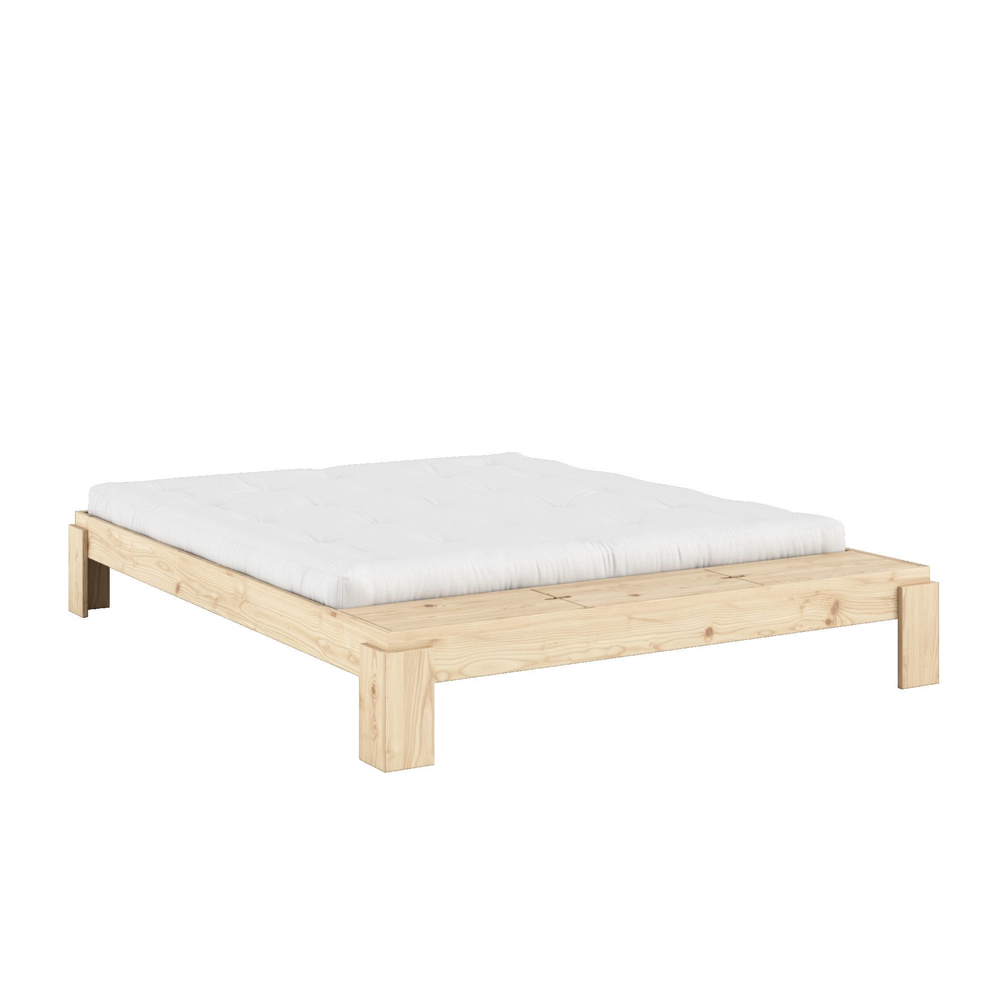 Karup Ledikant met bergruimte Layers bedbank, bedframe met opbergbank, meerdere maten inclusief lattenbodem, excl. matras, fsc gecertificeerd massief