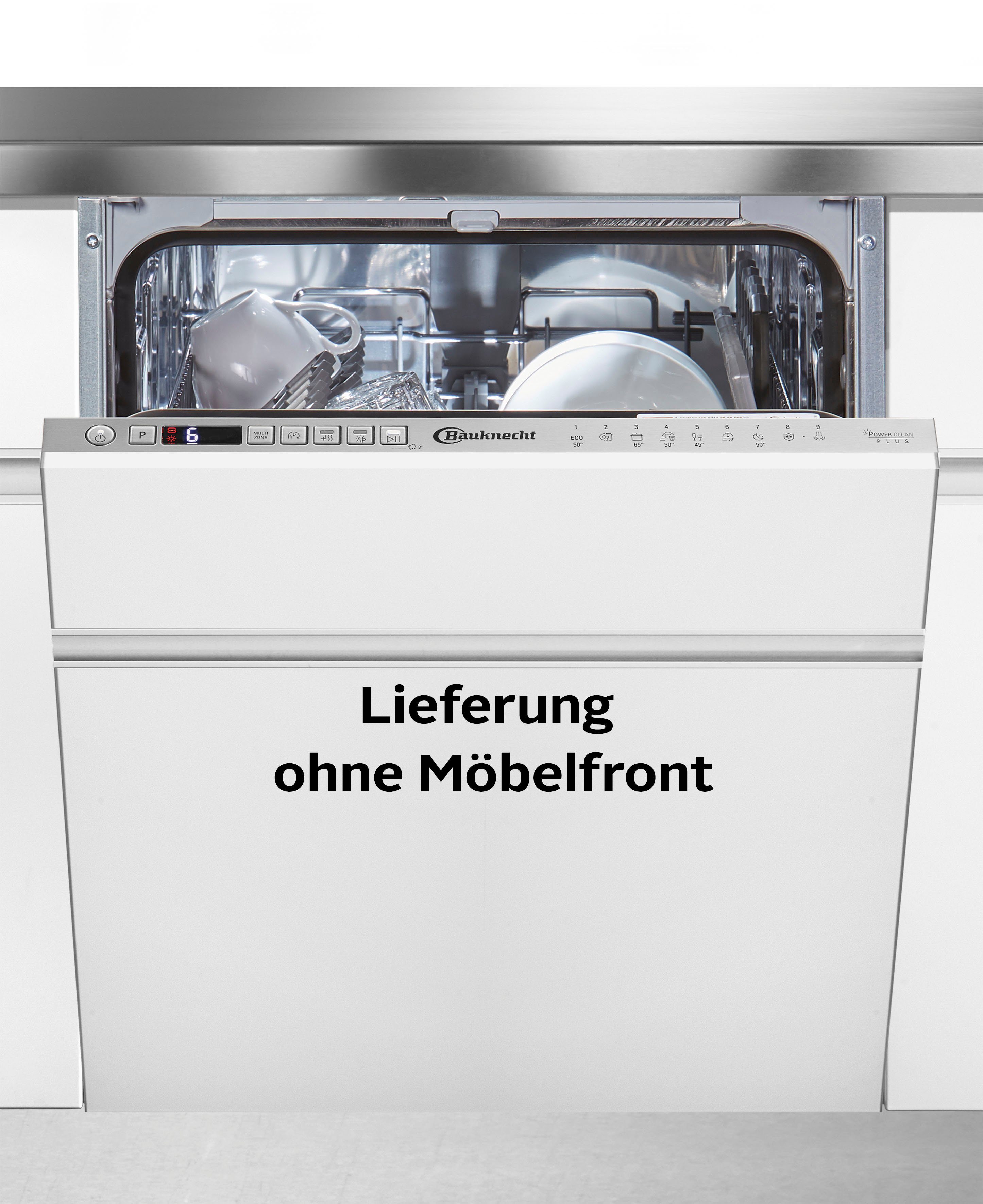 BAUKNECHT Volledig geïntegreerde vaatwasser BSIO 3T223 PE X, 82 cm x 44,8 cm