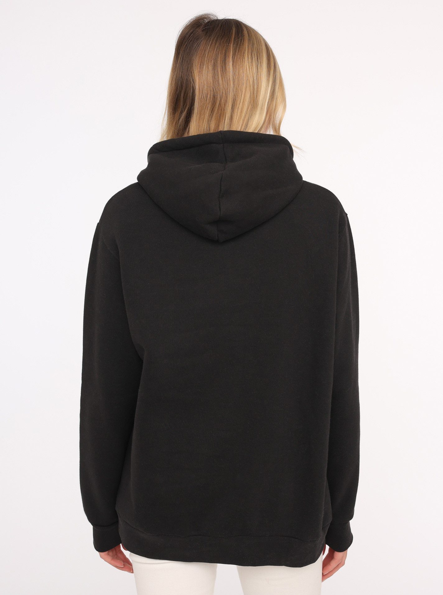 Zwillingsherz Hoodie Wild Free met pailletten, koord en binnenkant van de capuchon in -look
