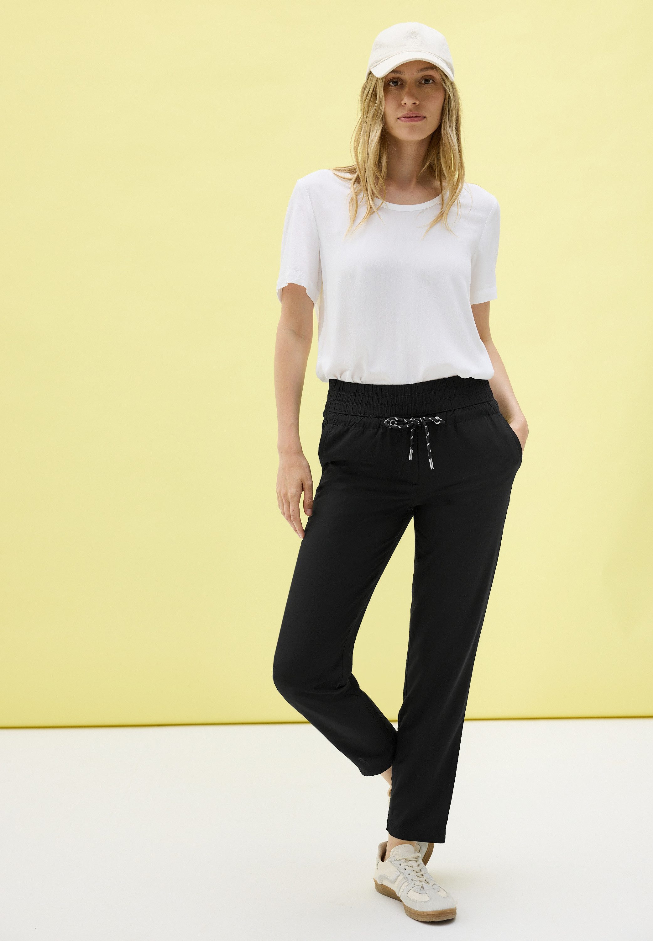 Cecil Stoffen broek Stijl Chelsea met elastische taille