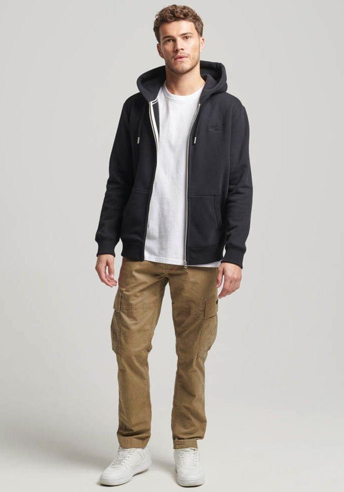 Superdry Capuchonsweatvest ESSENTIAL LOGO ZIP HOODIE