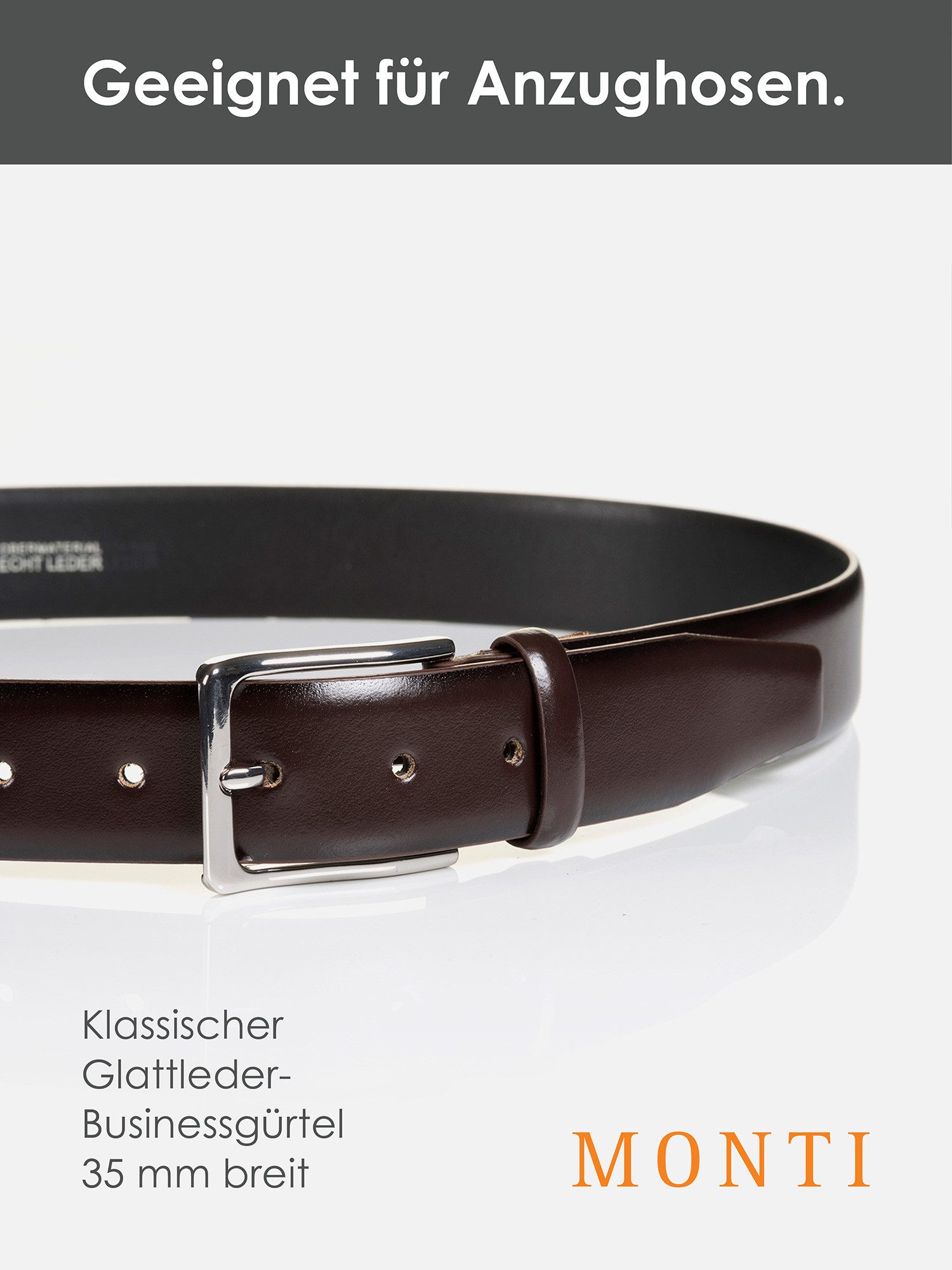 MONTI Leren riem Redding