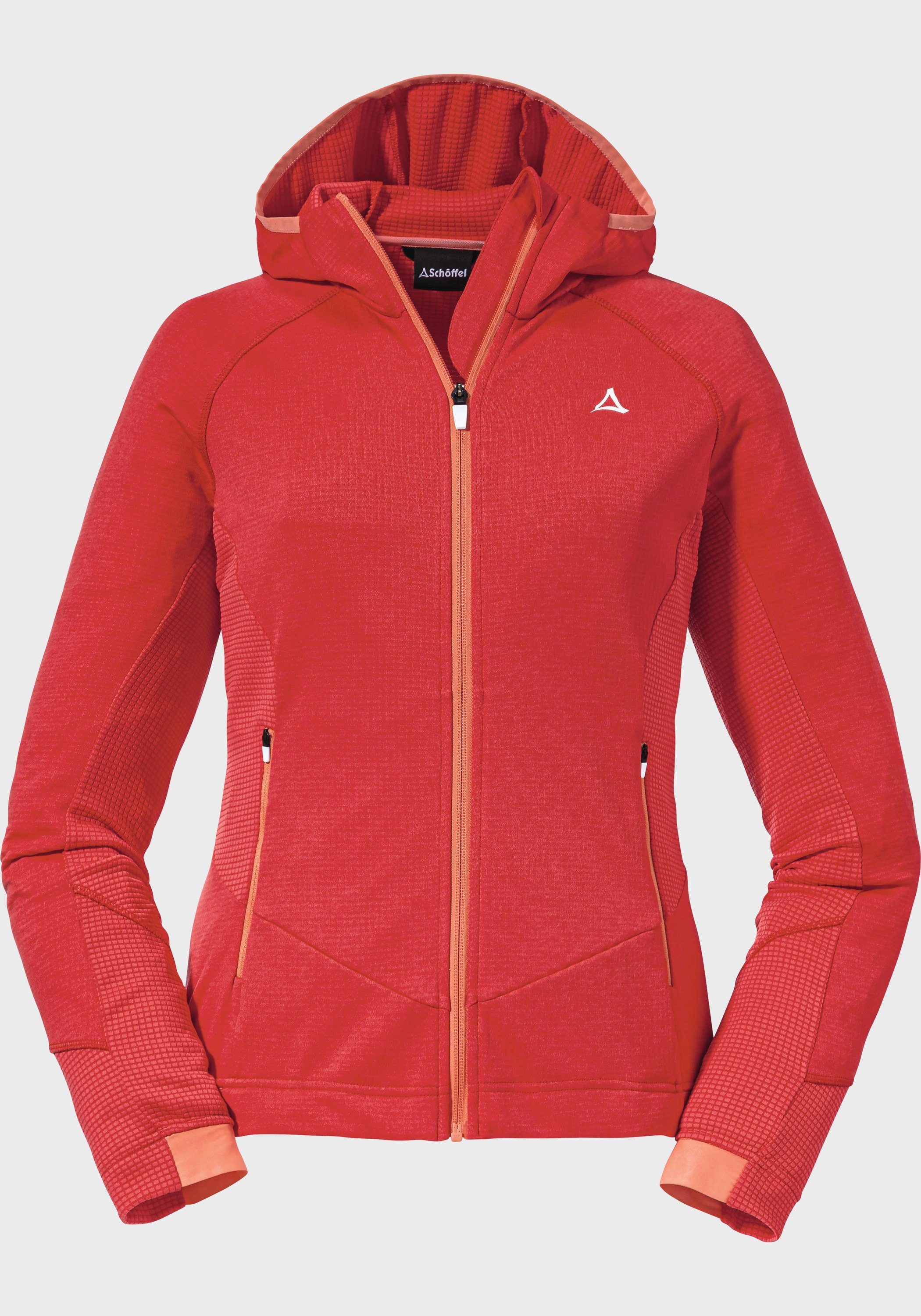 Schöffel Fleecejack Fleece hoody Forillon L dames fleece vesten maat 38 rood