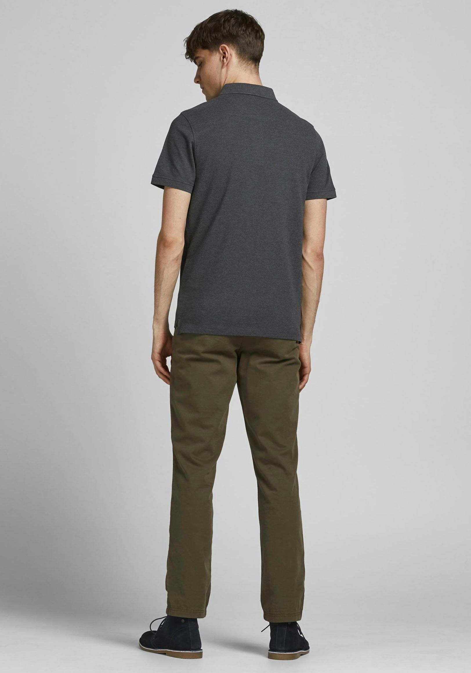 Jack & Jones Poloshirt JJEPAULOS Poloshirt met klassieke kraag en figuuraccentuerende vorm