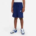 nike sportswear short big kids' (boys') jersey shorts blauw