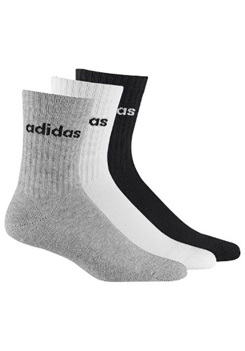 adidas Performance Functionele sokken LINEAR CREW CUSHIONED SOCKS, 3 PAAR (3 paar)