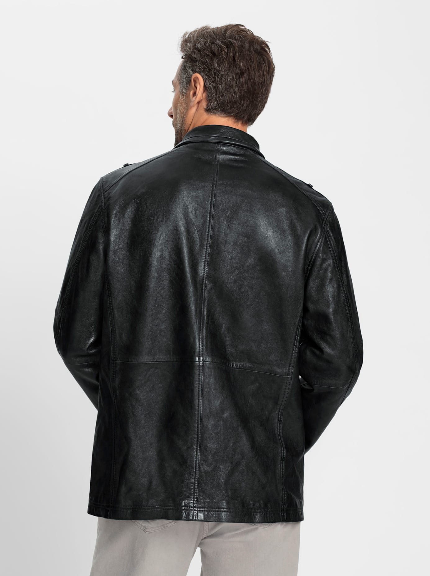 Marco Donati Leren jack