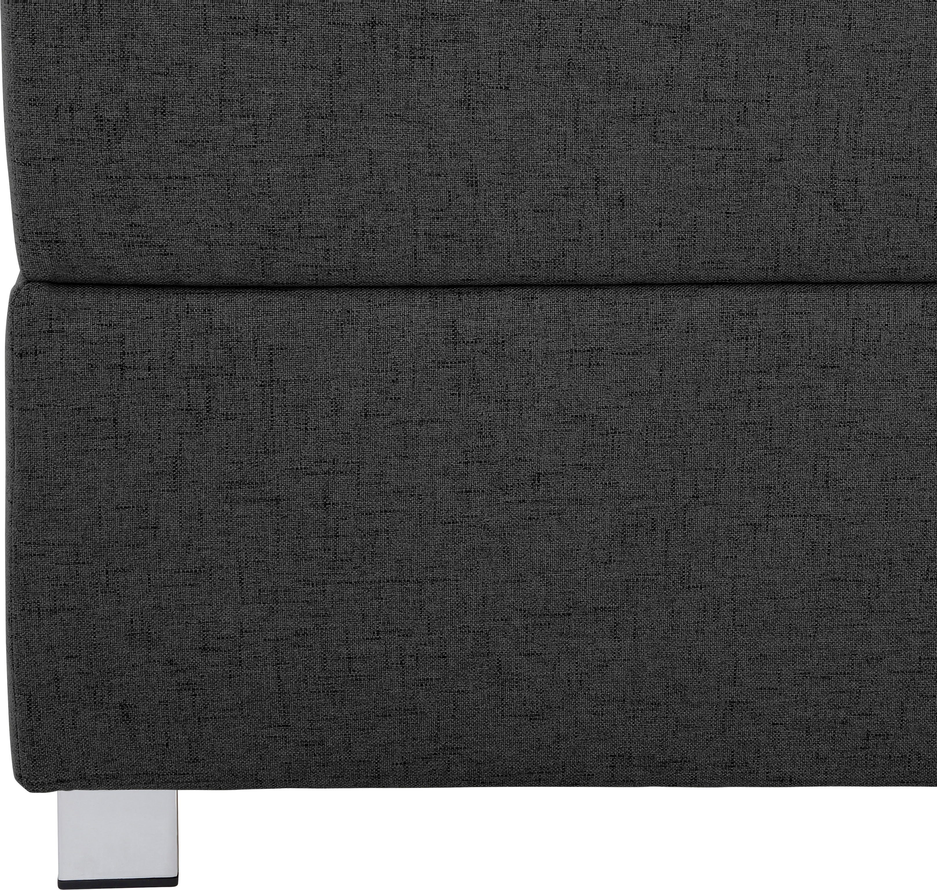 INOSIGN Boxspring Alexis zonder hoofdbord - ideaal voor ruimtes met schuine plafonds, in 4 breedten