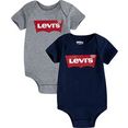 levi's kidswear body met korte mouwen uniseks (2-delig) grijs