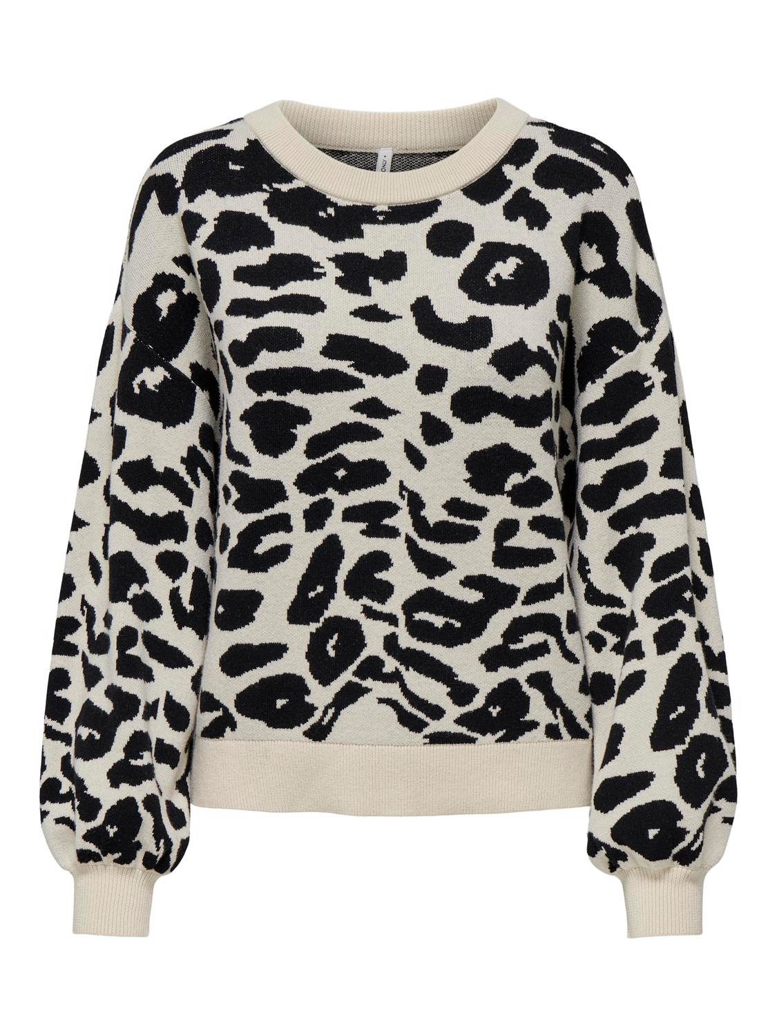Only Trui met ronde hals ONLLIMA LIFE LS JQ O-NECK KNT