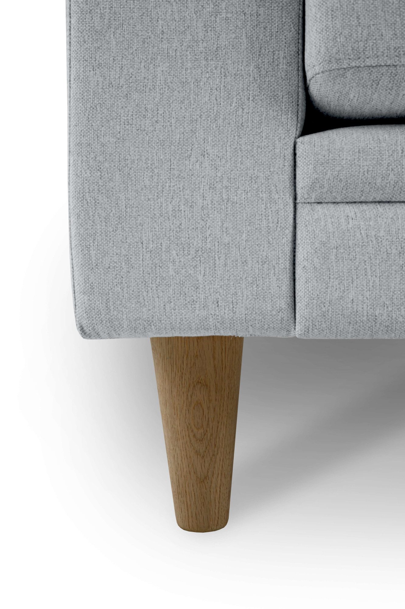 Home affaire Fauteuil Arellano, breedte 93 cm klassiek ontwerp, met massief houten voeten, fijn geweven stof