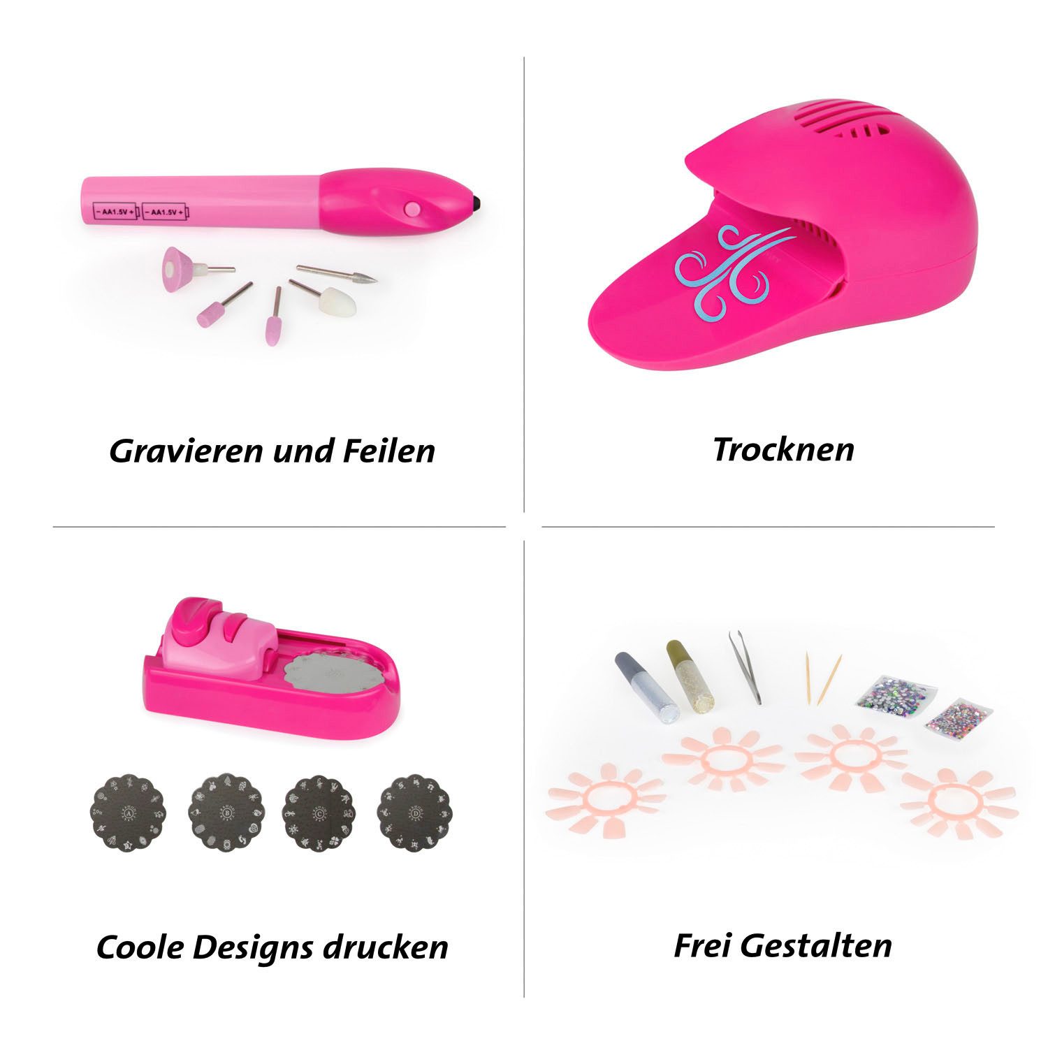 Lena® Knutselset Mani-Pedi nagelsalon