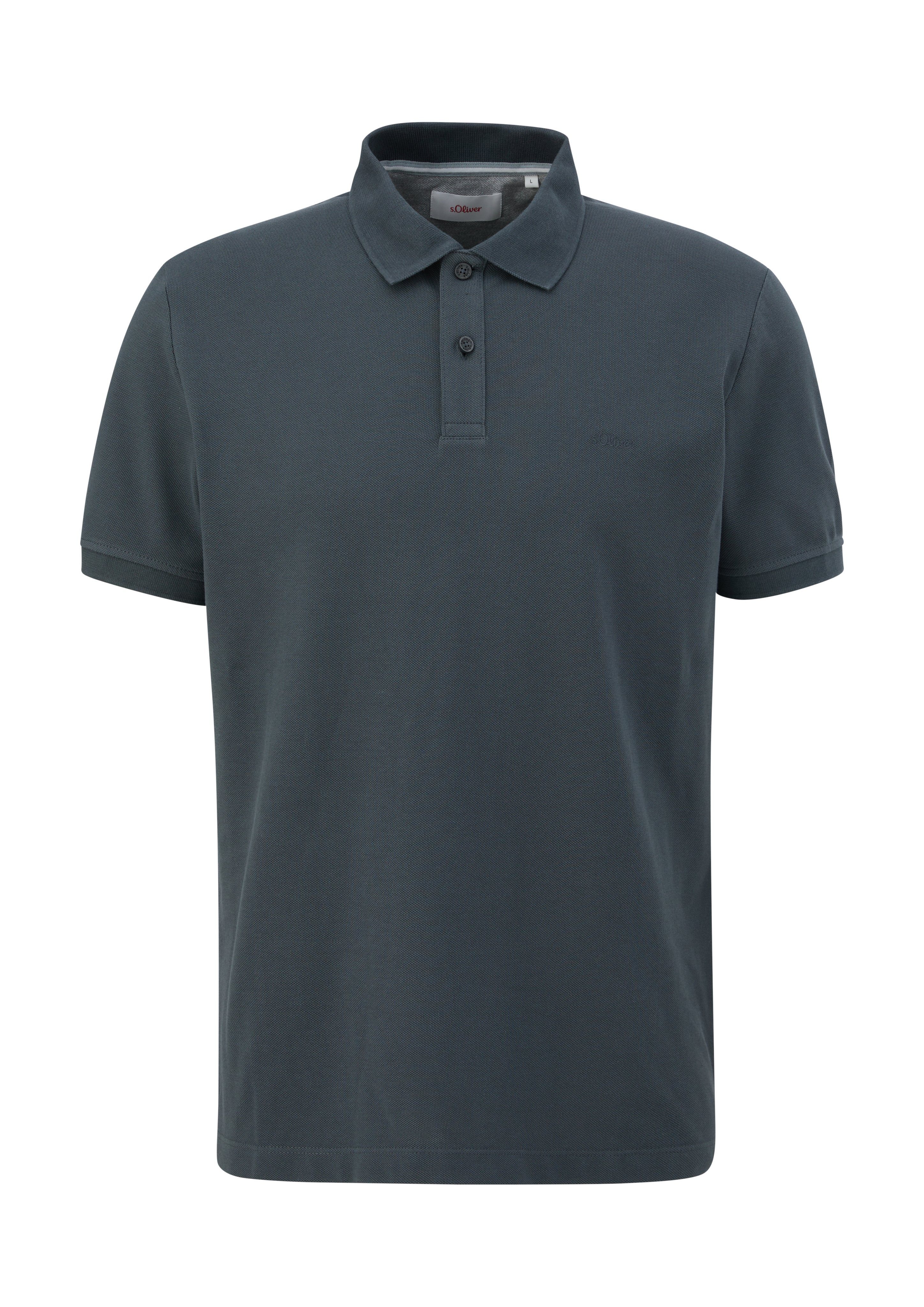 s.Oliver Poloshirt met geborduurd logo