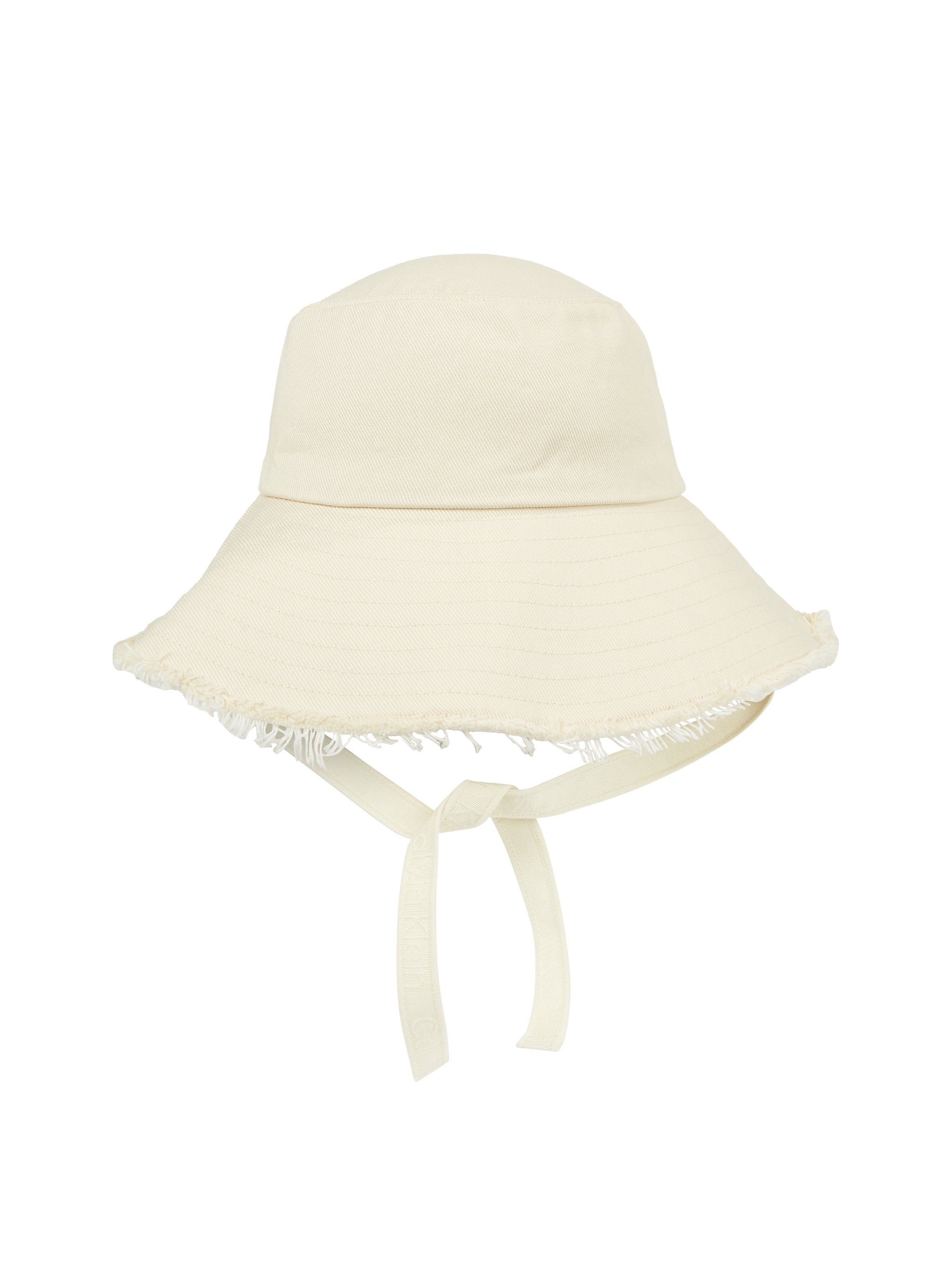 Calvin Klein Slappe hoed LOGO STRAP WIDE BRIM CANVAS HAT