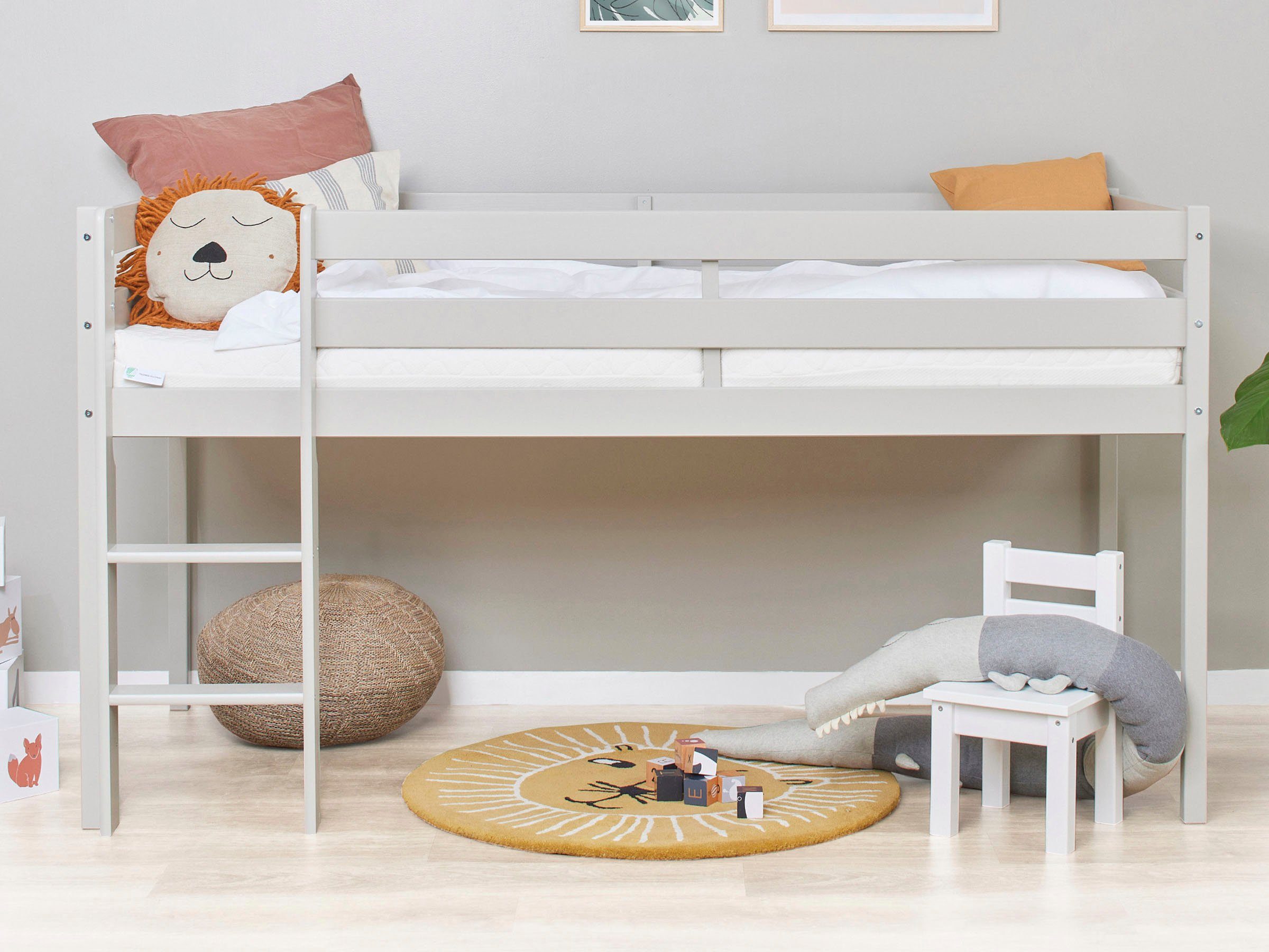 Hoppekids Speelbed ECO COMFORT, hoogslaper, deelbaar in 2 eenpersoonsbedden