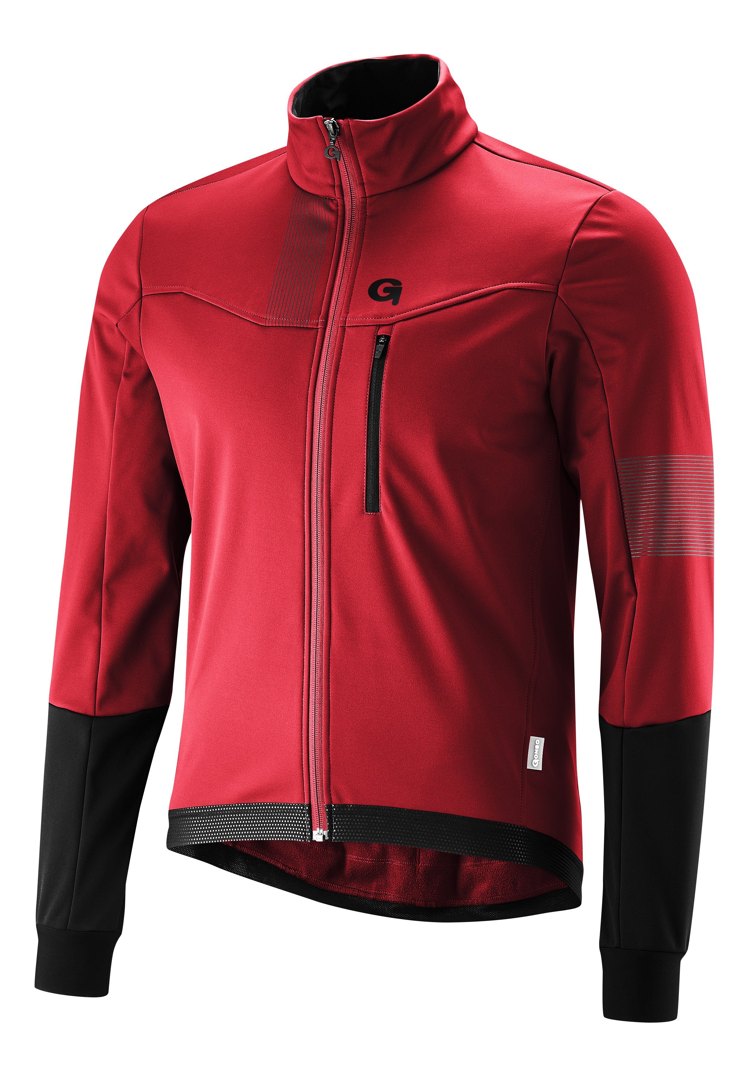 Gonso Fietsjack Valaff Heren softshell jacke, windjacke ademend en waterafstotend