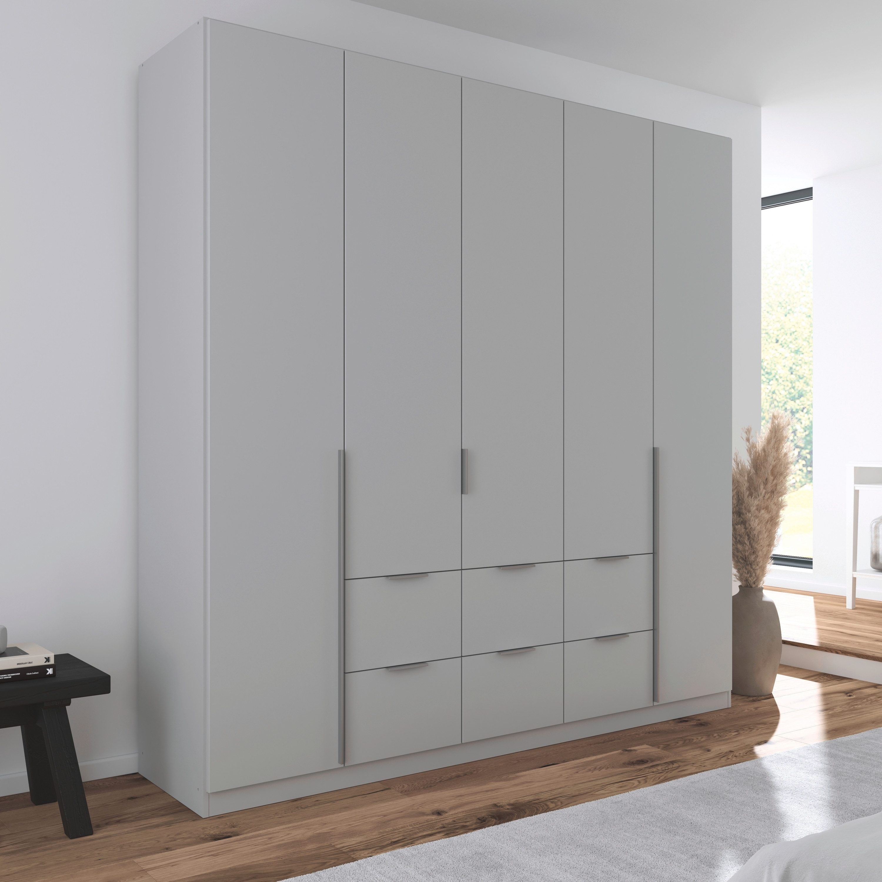 rauch Draaideurkast Kledingkast kast garderobe AGORDO met decor- of hoogglansfront