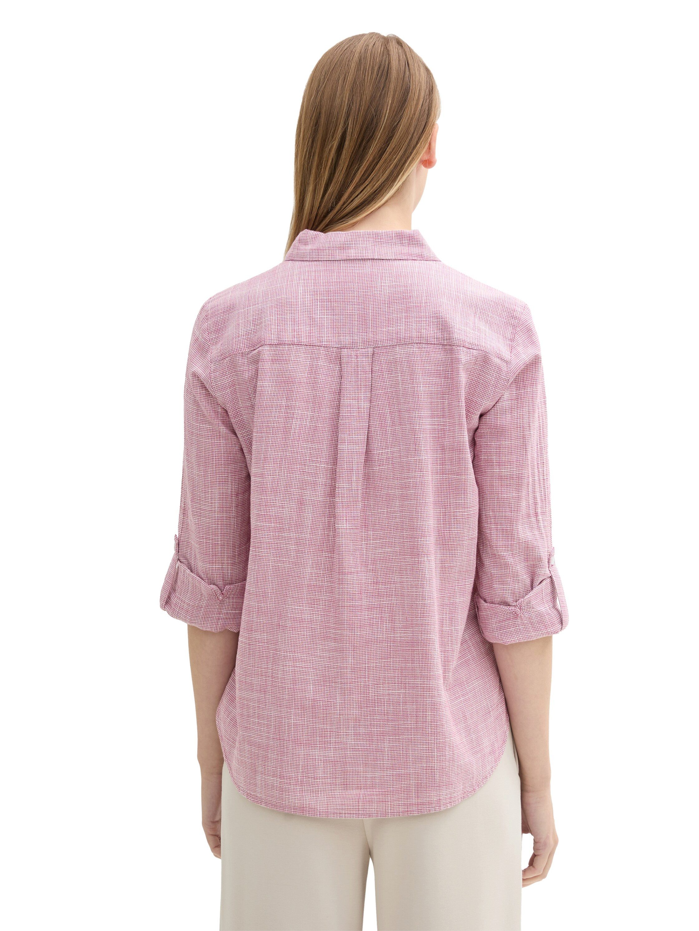 Tom Tailor Blouse met lange mouwen met borstzak