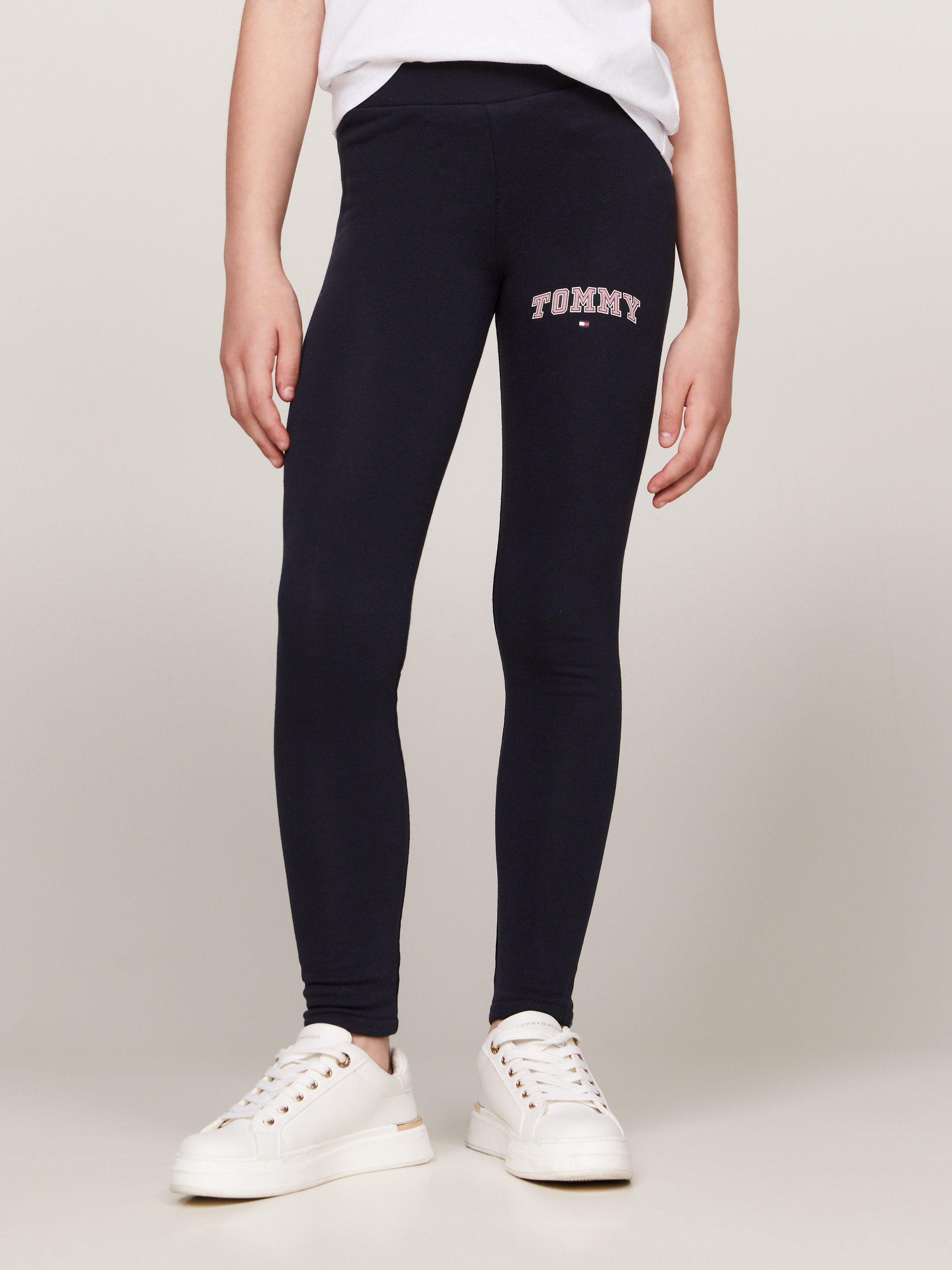 Tommy Hilfiger Legging VARSITY FITTED LEGGING Kinderen tot 16 jaar met logo-opdruk