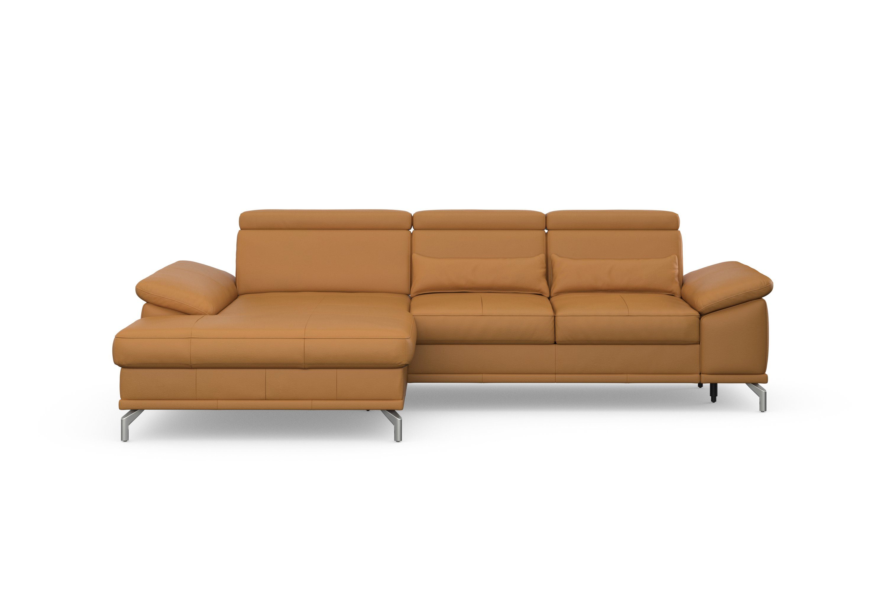 sit&more Hoekbank Cabrio L-vorm, met zitdiepteverstelling, arm- en hoofdsteunverstelling