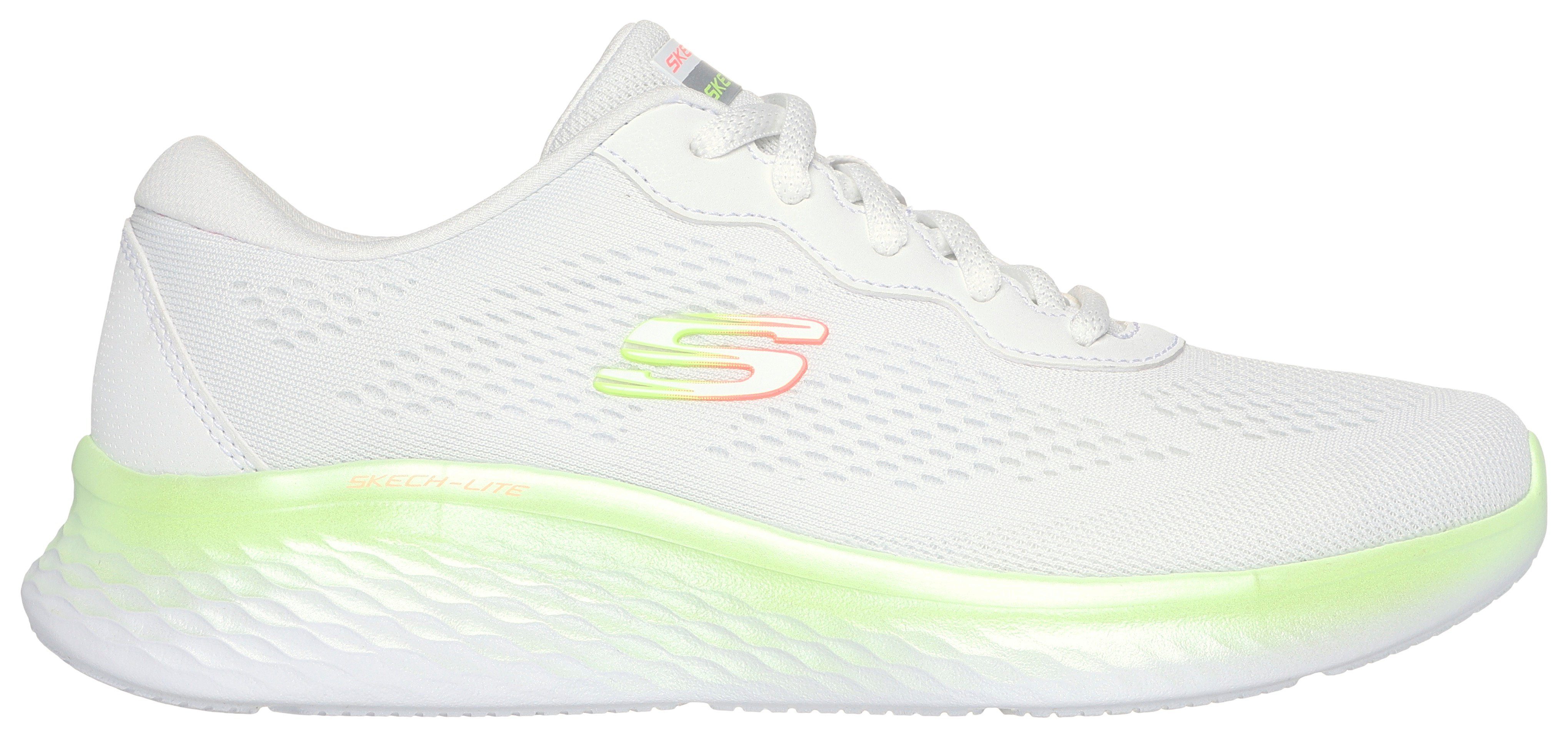 Skechers Sneakers SKECH-LITE PRO-STUNNING STEPS vrijetijdsschoen, lage schoen, veterschoen met air-cooled memory foam