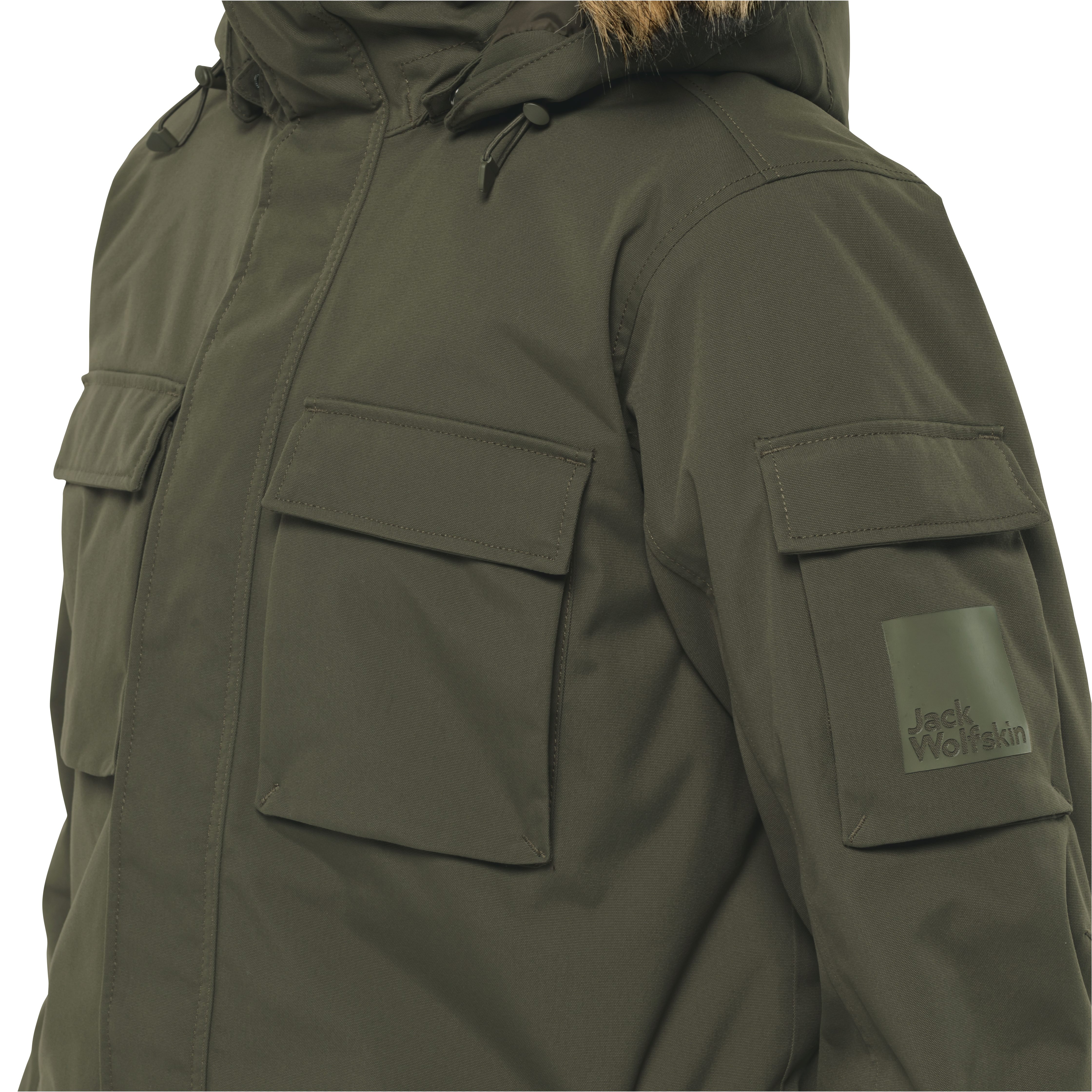 Jack Wolfskin Parka GLACIER CANYON PARKA met kunstvezelvulling