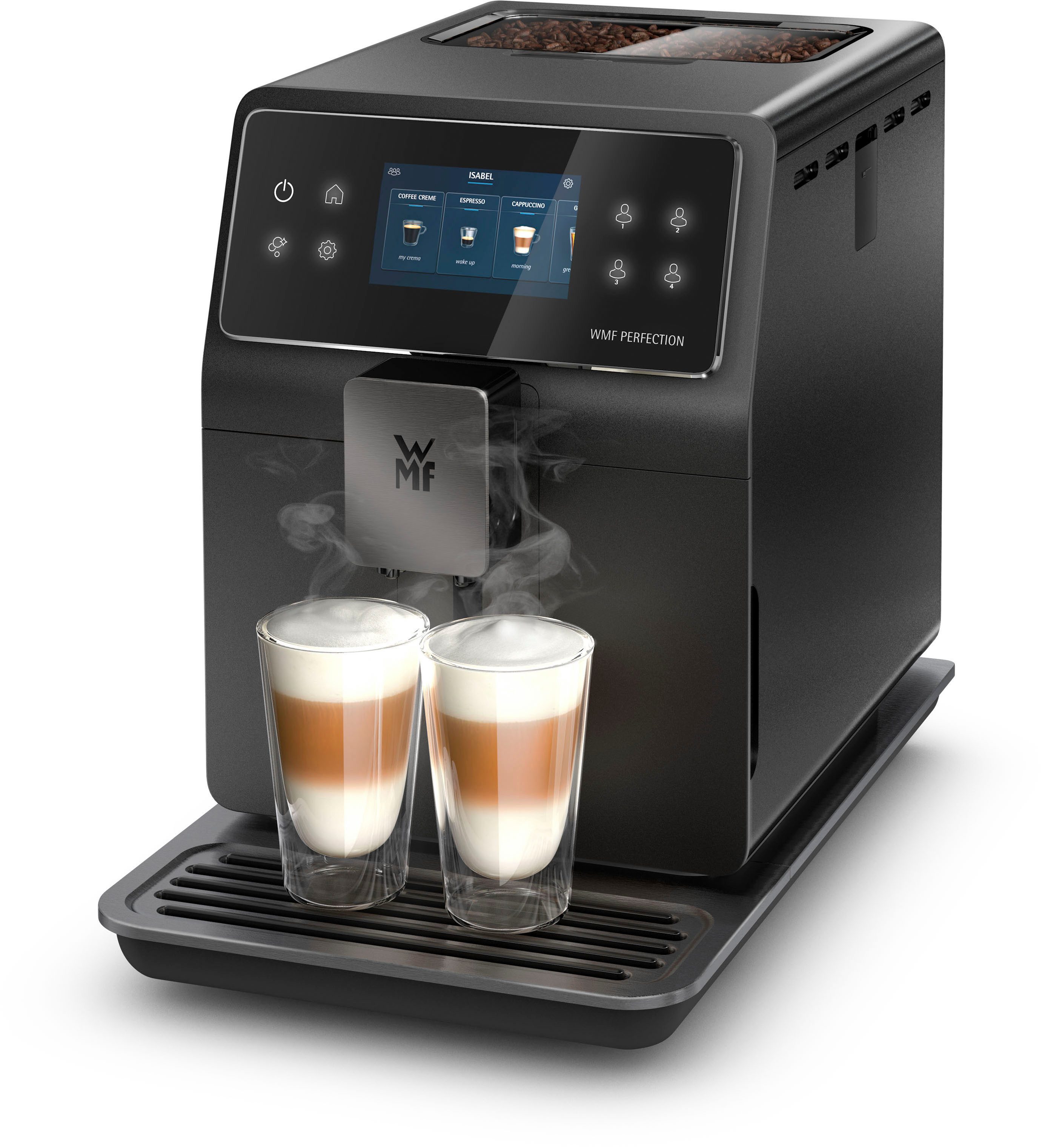 WMF Volautomatisch koffiezetapparaat Perfection 740 CP820810, intuïtieve gebruikersinterface, perfecte melkschuim, zelfreinigend