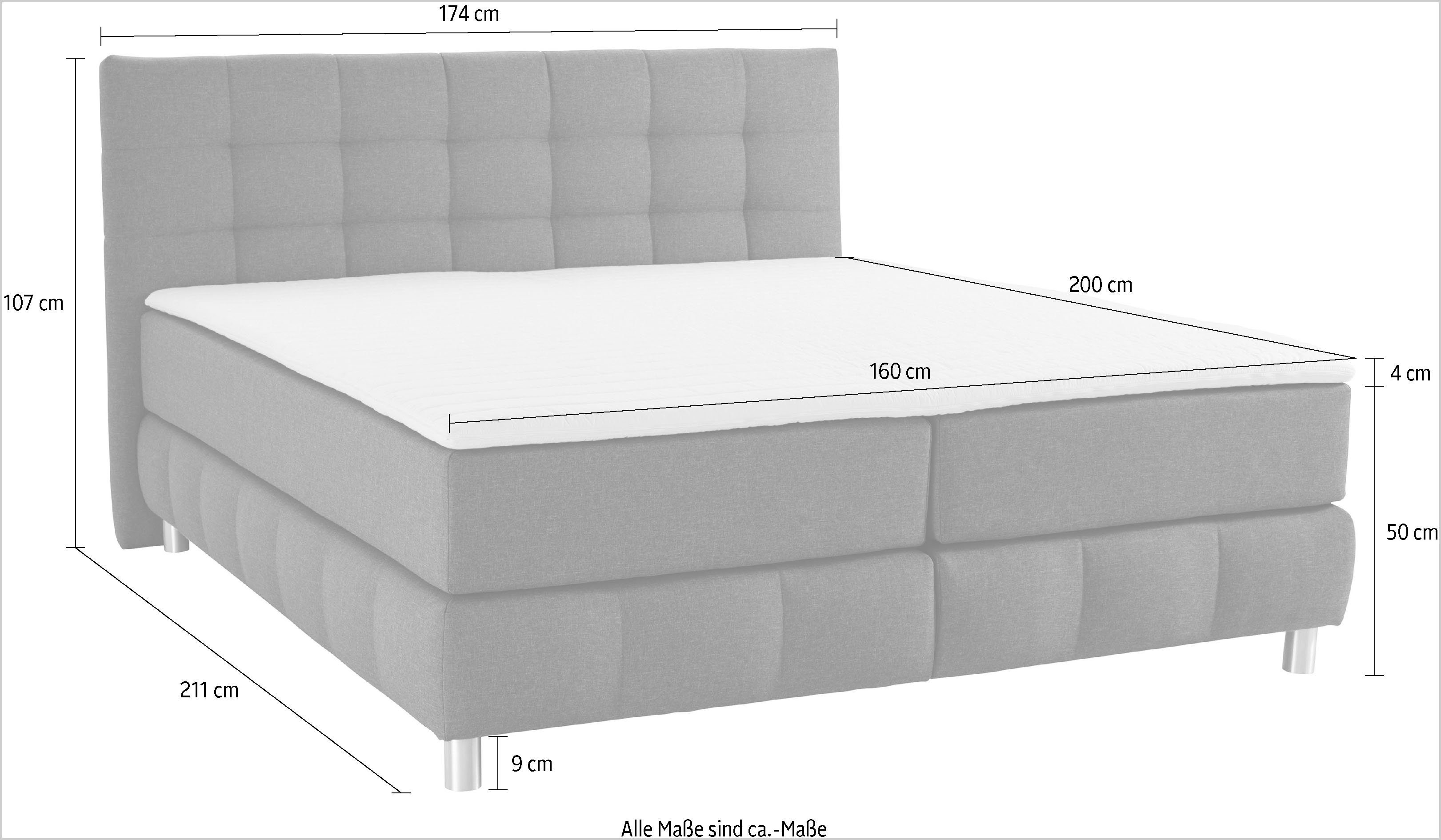 andas Boxspring Salo incl. topmatras, 6 breedten, 2 hardheden, tfk ook in hardheid 4