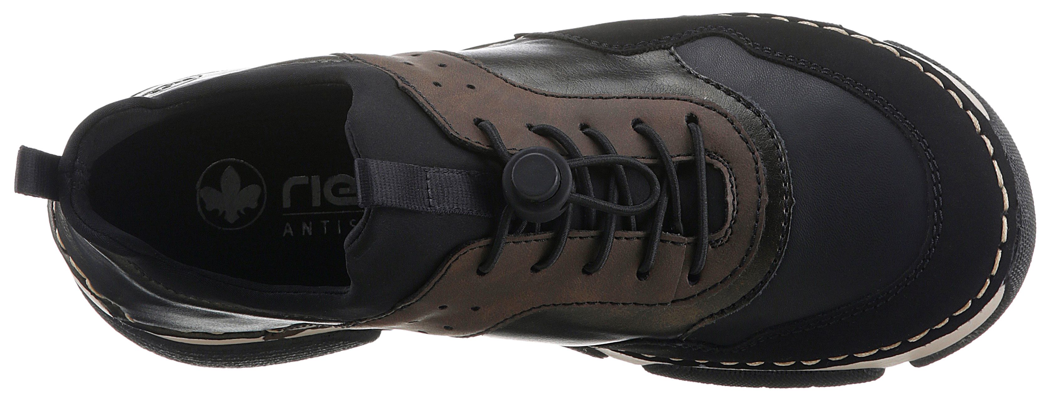 Rieker Slip-on sneakers , instapschoen, vrijetijdsschoen, lage schoen met snelle sluiting