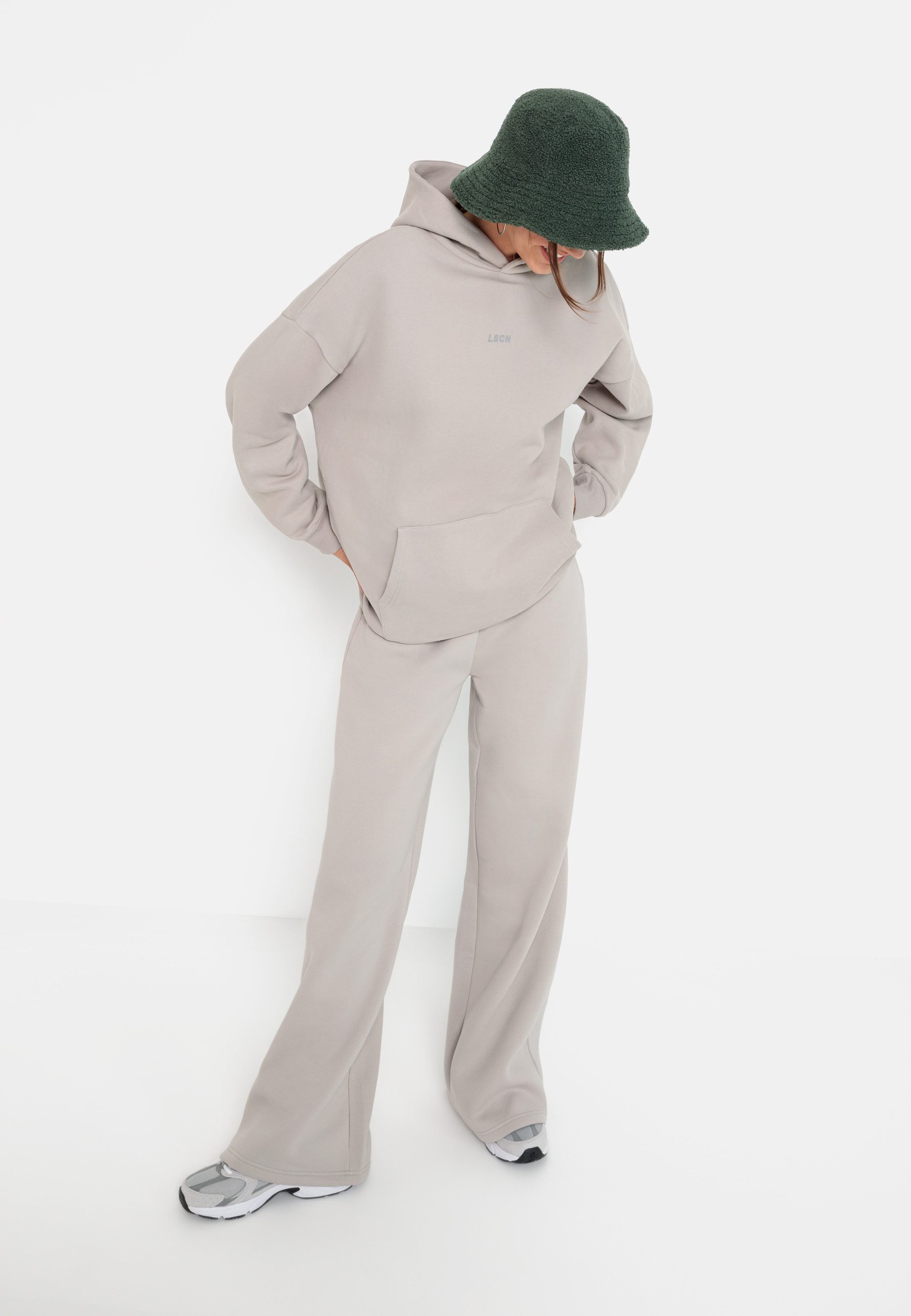 LSCN by LASCANA Vissershoed Outdoorhoed bucket hat van teddy