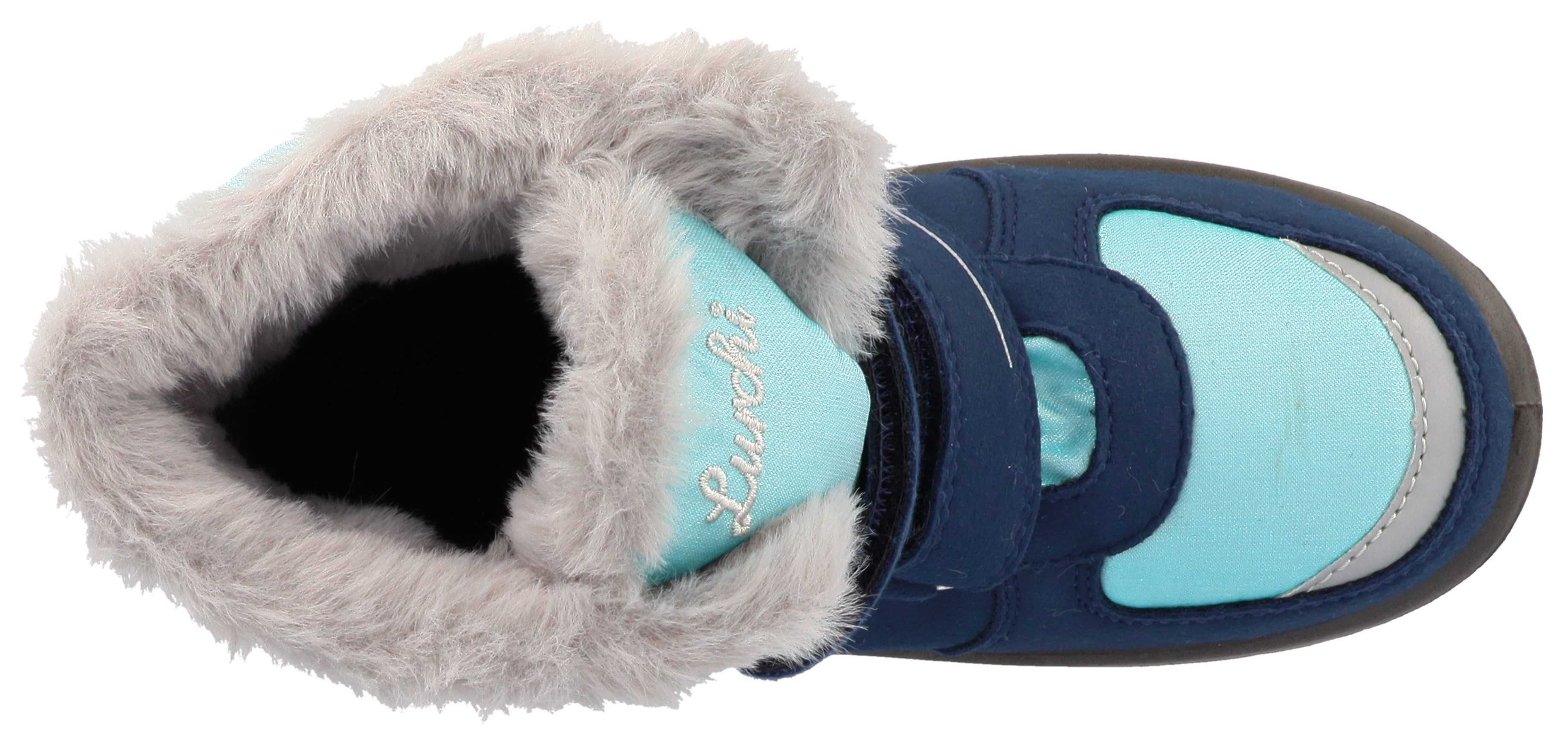 Lurchi Winterlaarzen Kadira-SYMPATEX lichtgevende schoen , winterlaarzen met glitters, maat sjabloon te downloaden