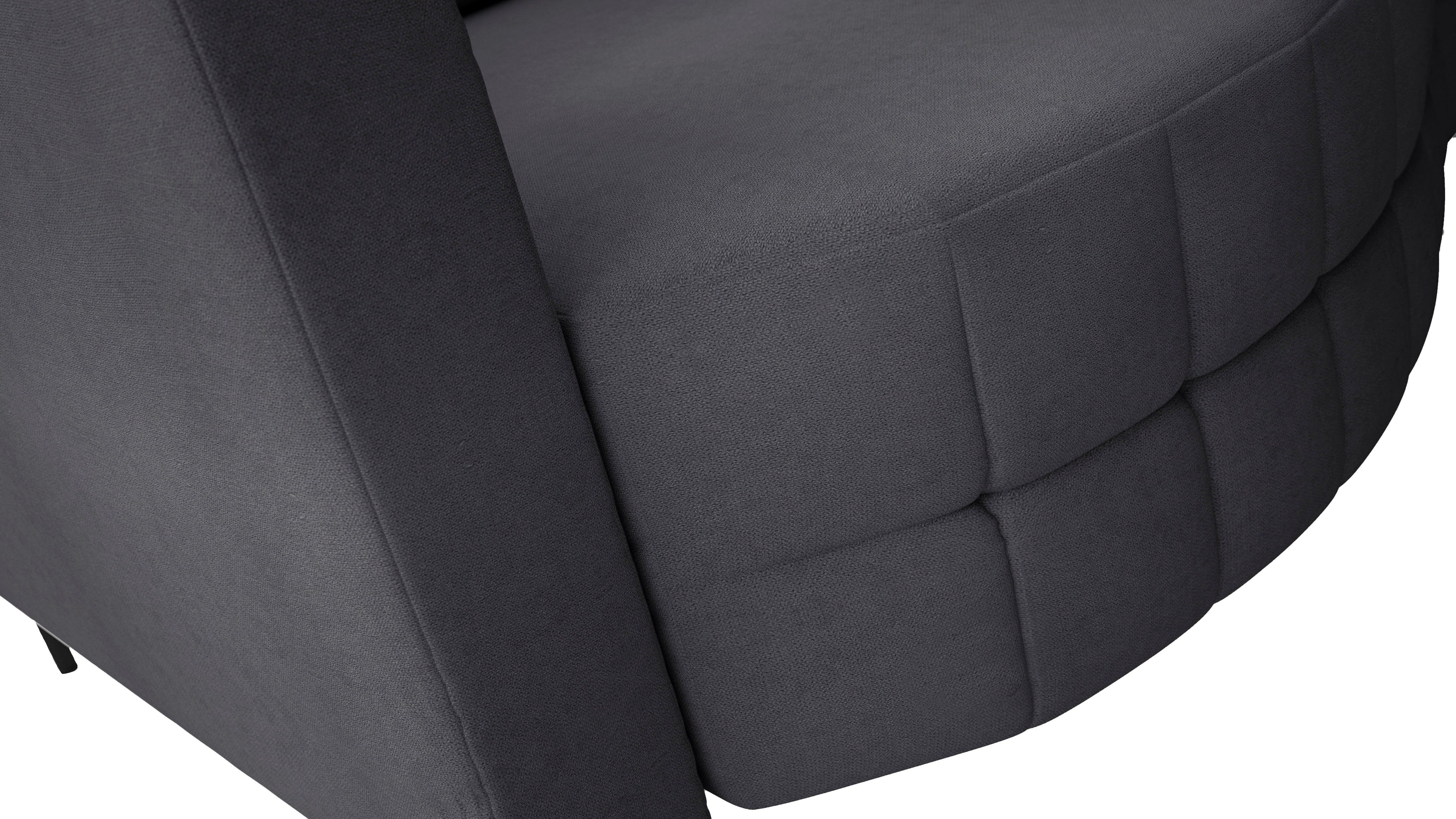 exxpo - sofa fashion Loungebank T wiggy slaapbank met bedfunctie en bedlade, comfortabele bonellvering, super zitcomfort, elegante vormtaal