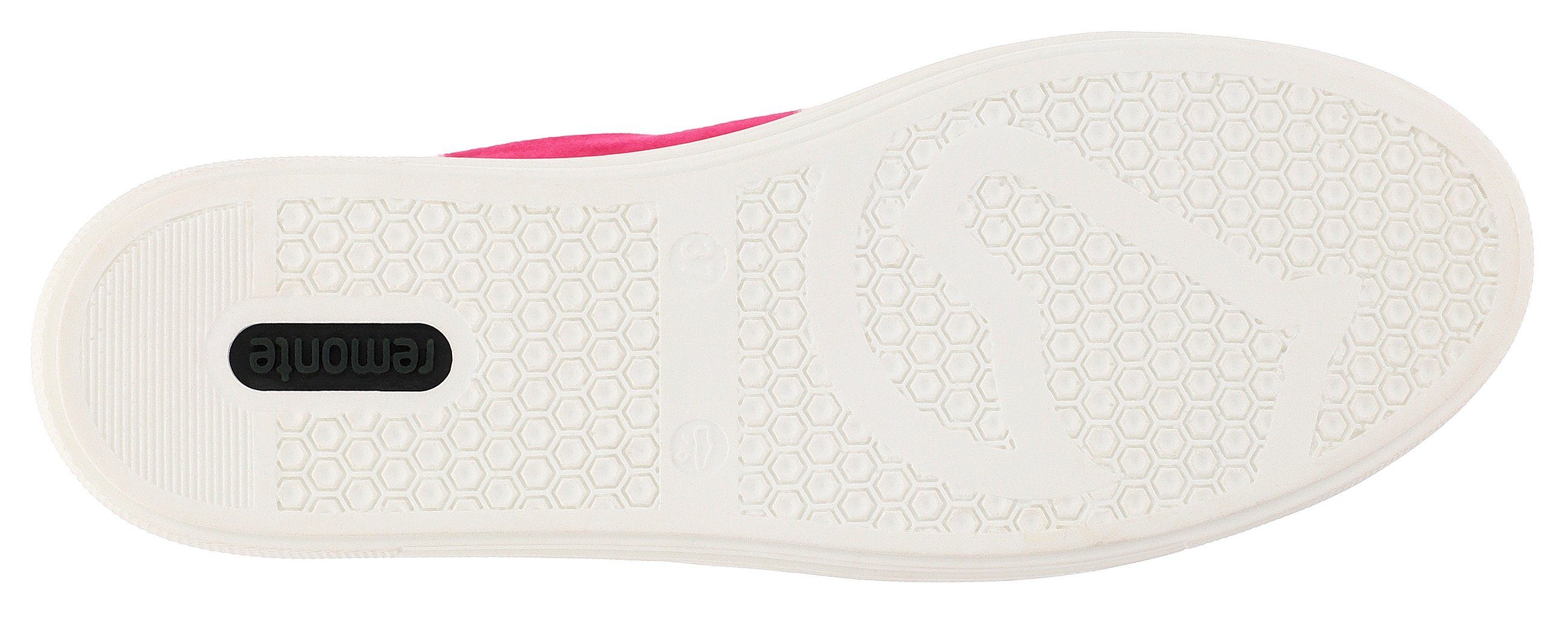 Remonte Slip-on sneakers Plateau sneaker, slipper, vrijetijdsschoen met praktische verwisselbare inlegzool