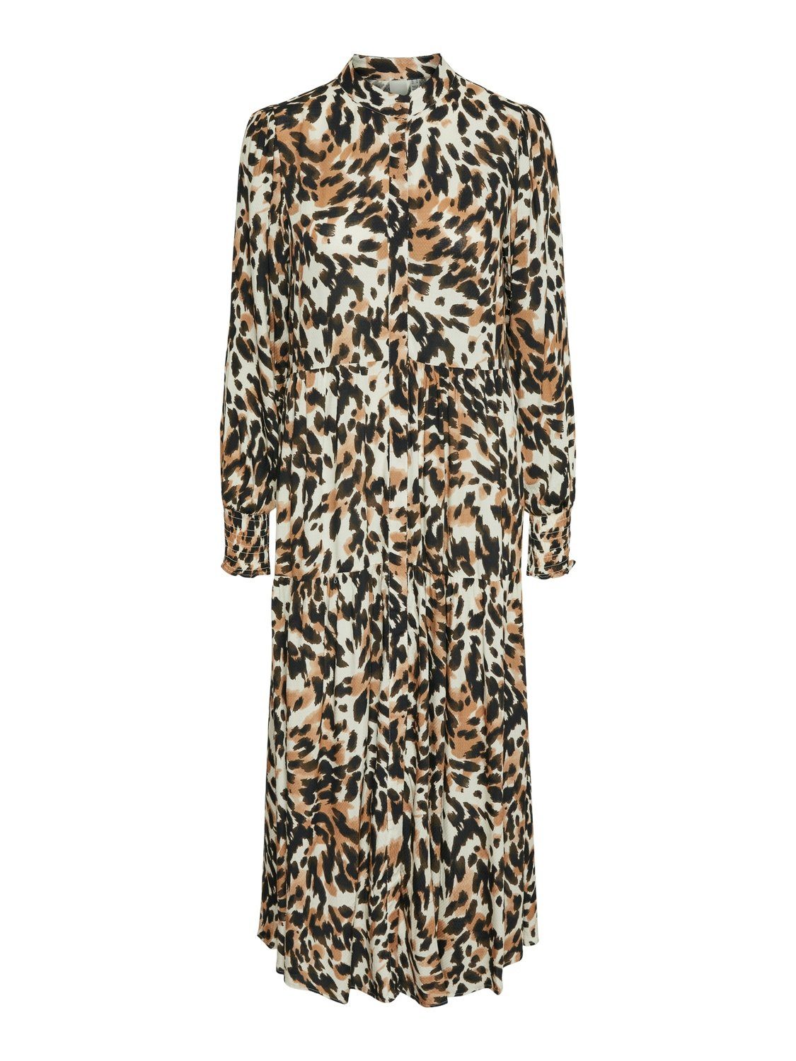 Y.A.S Maxi-jurk YASALIRA LS LONG SHIRT DRESS S. NOOS