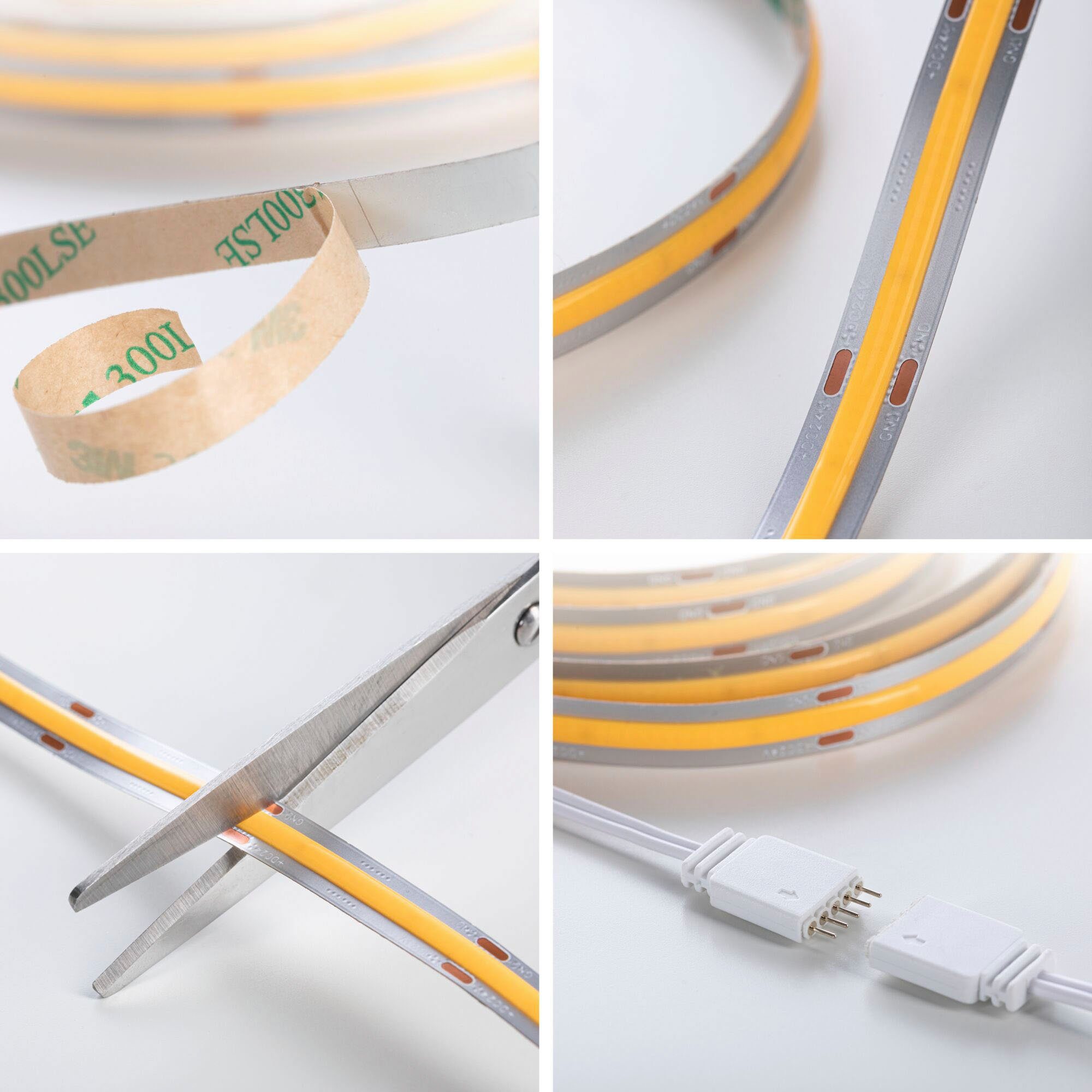 Paulmann Led-strepen MaxLED 1000 Full-Line COB Basisset 1,5m Warmwit 18W 1620lm 2700K (1 stuk)